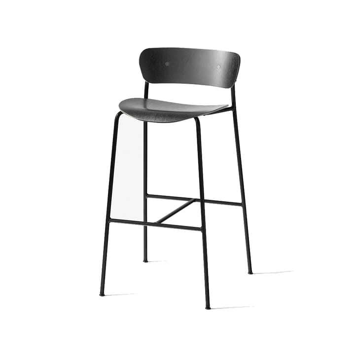 Tabouret de bar Pavilion AV9 - black, structure en acier - &Tradition