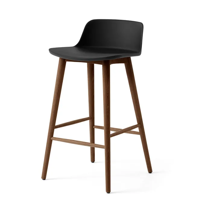 Tabouret de bar Rely HW118 - Black-noyer laqué, 65 cm - &Tradition