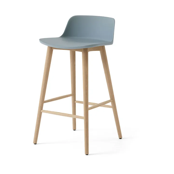 Tabouret de bar Rely HW118 - Light blue-chêne laqué, 65 cm - &Tradition