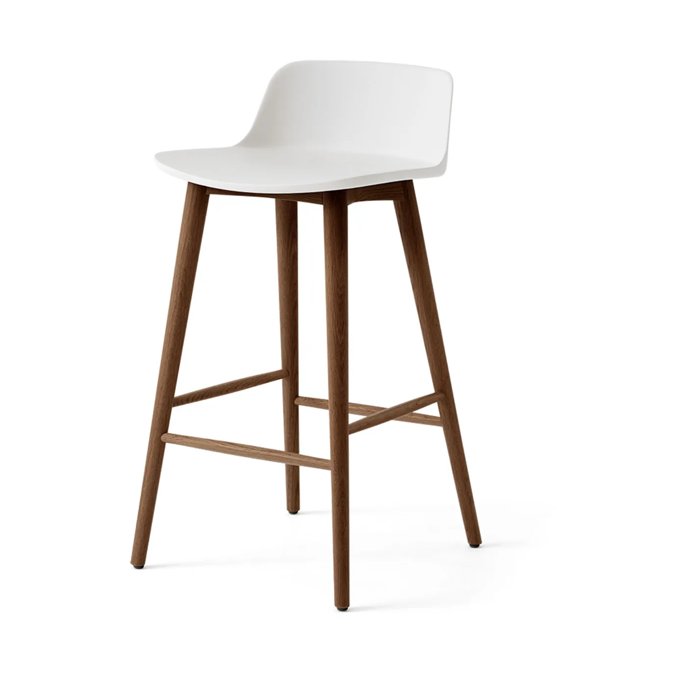 Tabouret de bar Rely HW118, Noyer White-laqué, 65 cm &Tradition