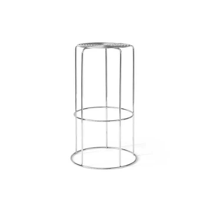 Tabouret de bar Wire VP16 - Acier inoxydable, 75 cm - &Tradition
