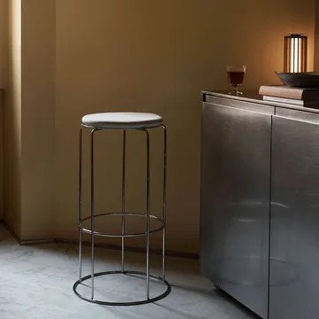 Tabouret de bar Wire VP16 - Acier inoxydable, 75 cm - &Tradition