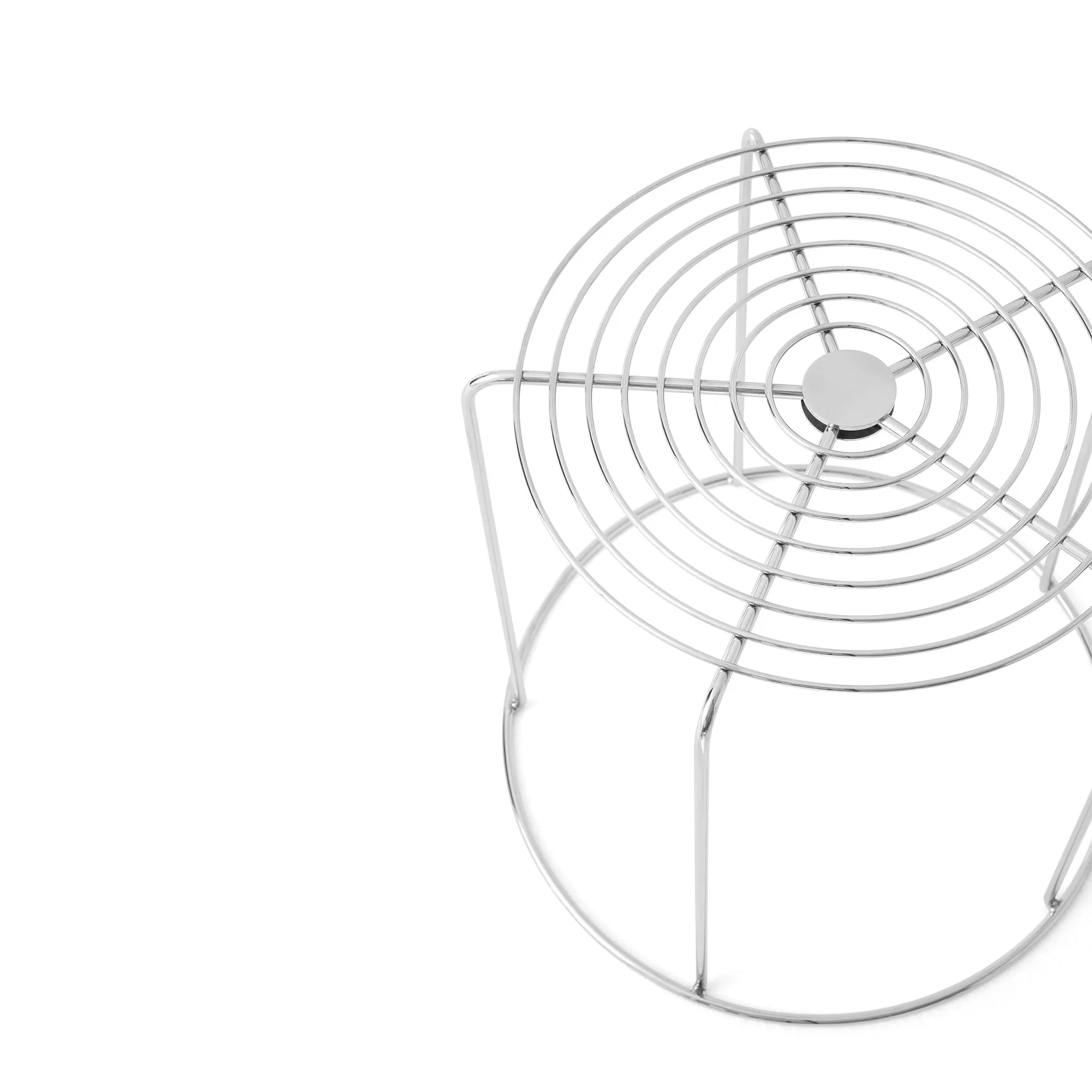 Tabouret Wire VP11, Stainless steel &Tradition