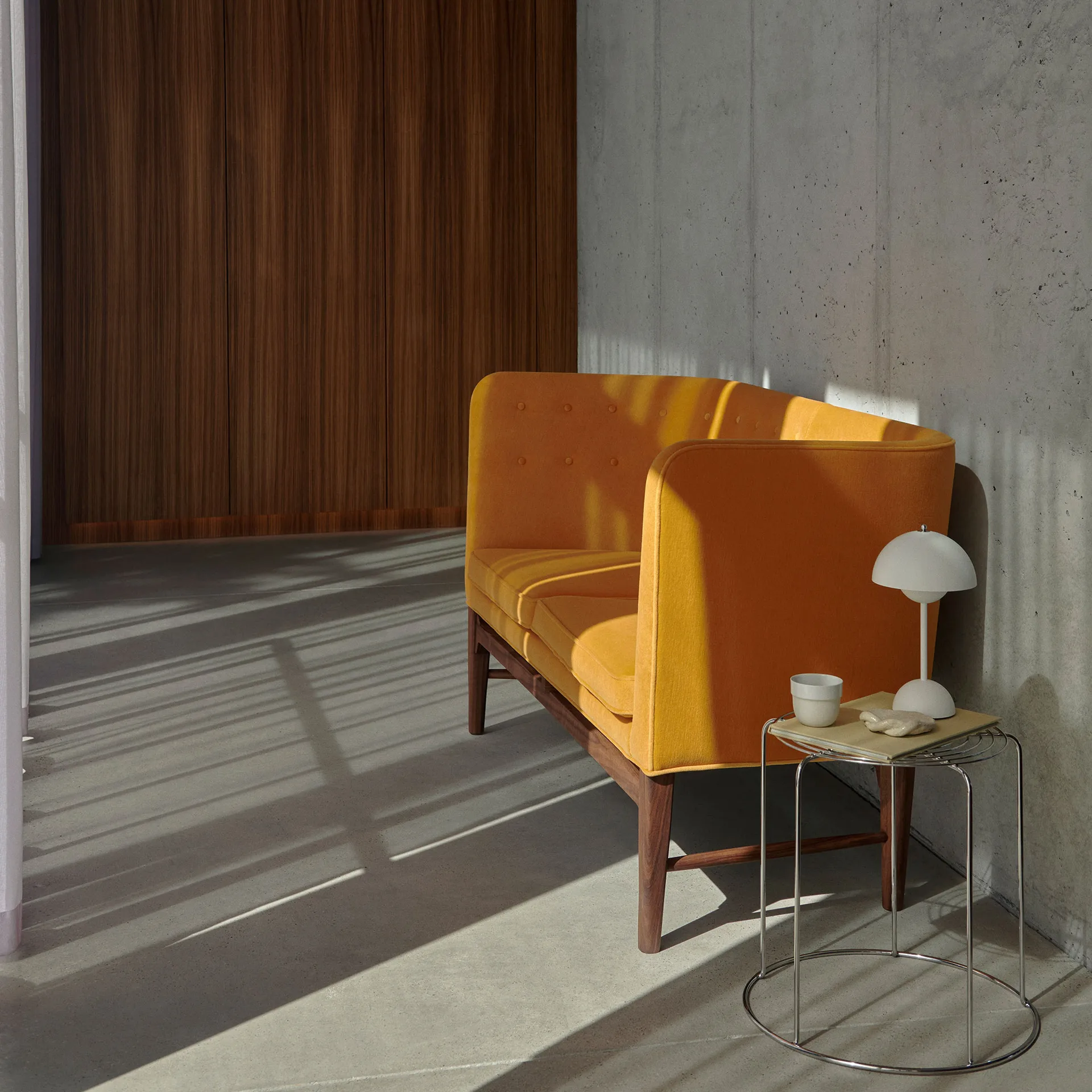 Tabouret Wire VP11, Stainless steel &Tradition