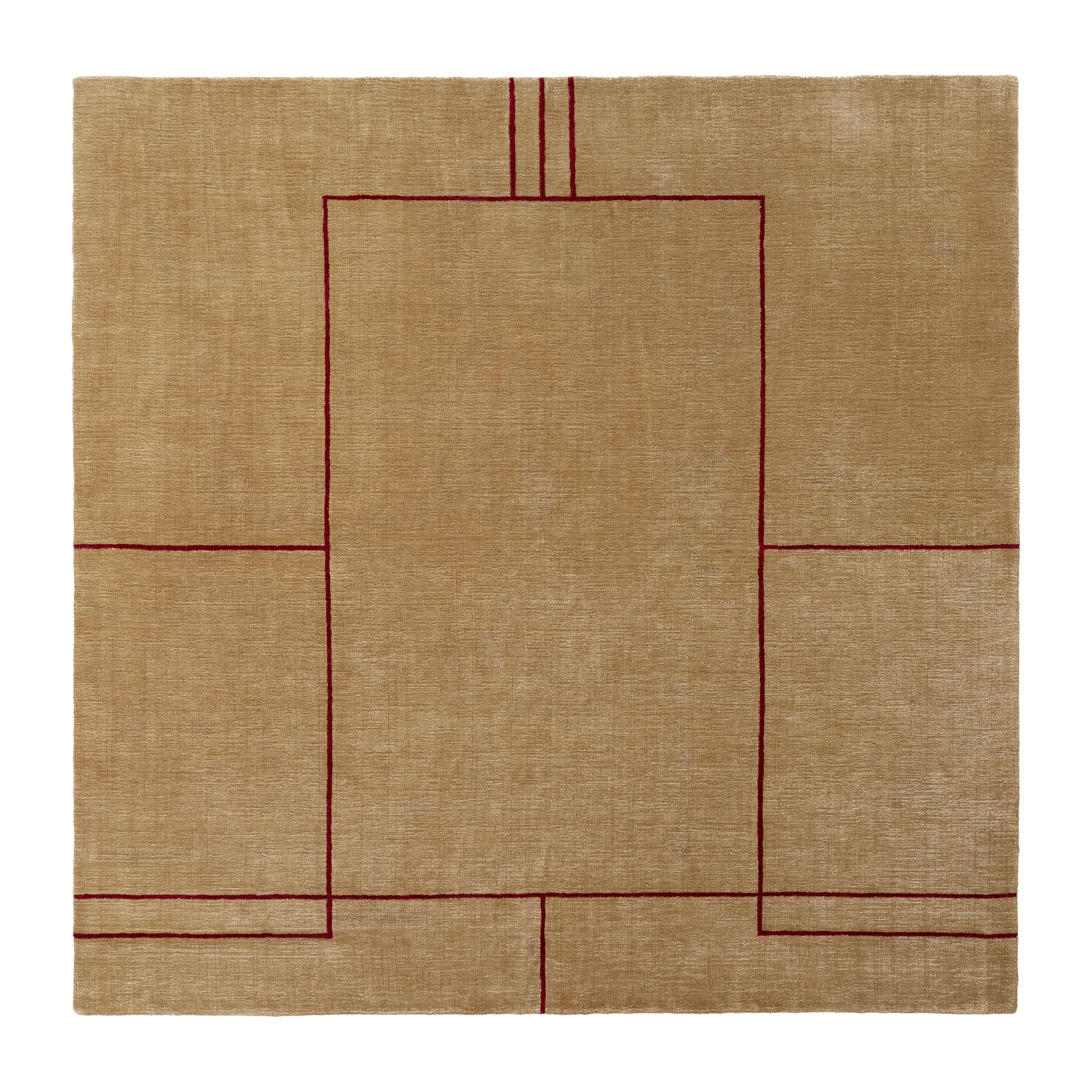 Tapis Cruise AP11 240x240 cm, Bombay Golden Brown &Tradition