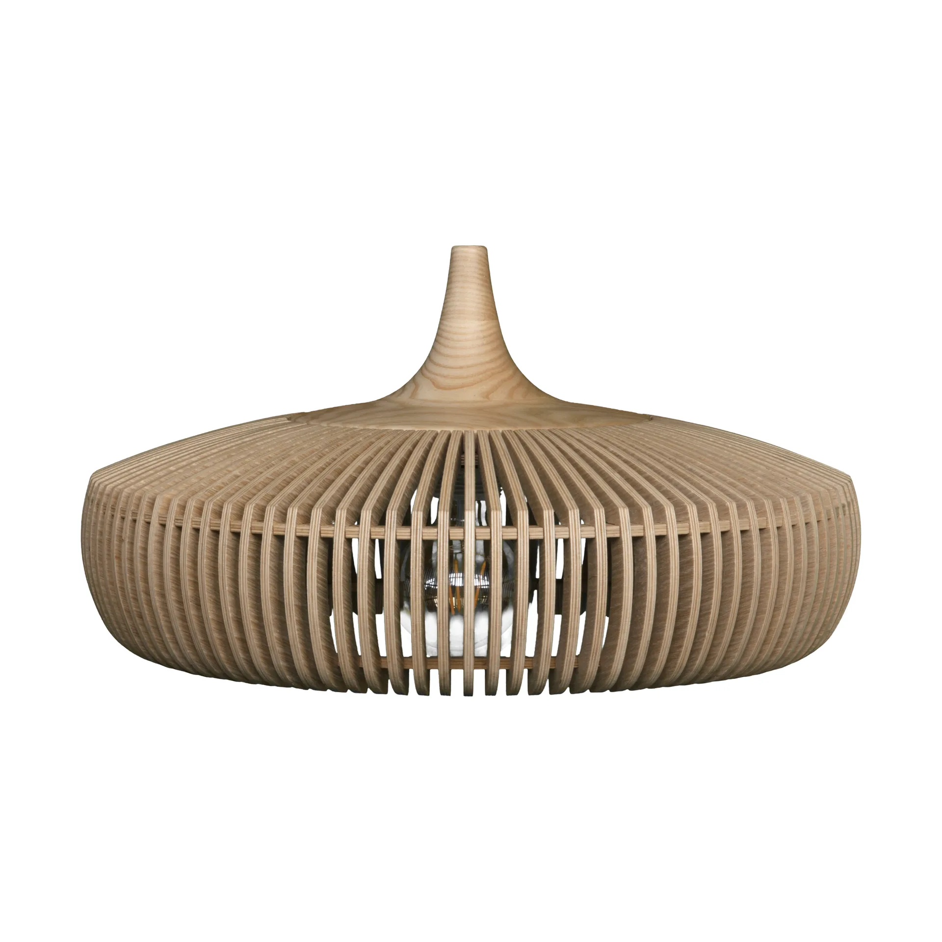 Abat-jour Clava Dine Wood Ø43 cm, Natural oak Umage