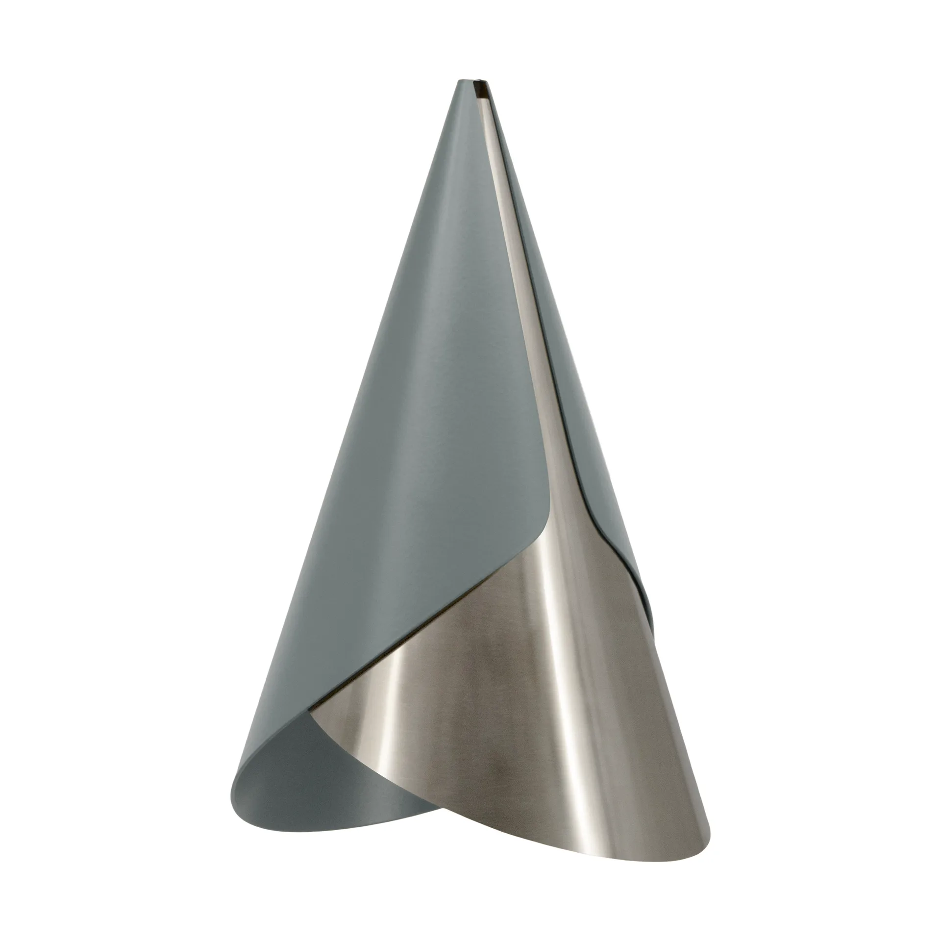 Abat-jour Cornet, Slate-steel Umage