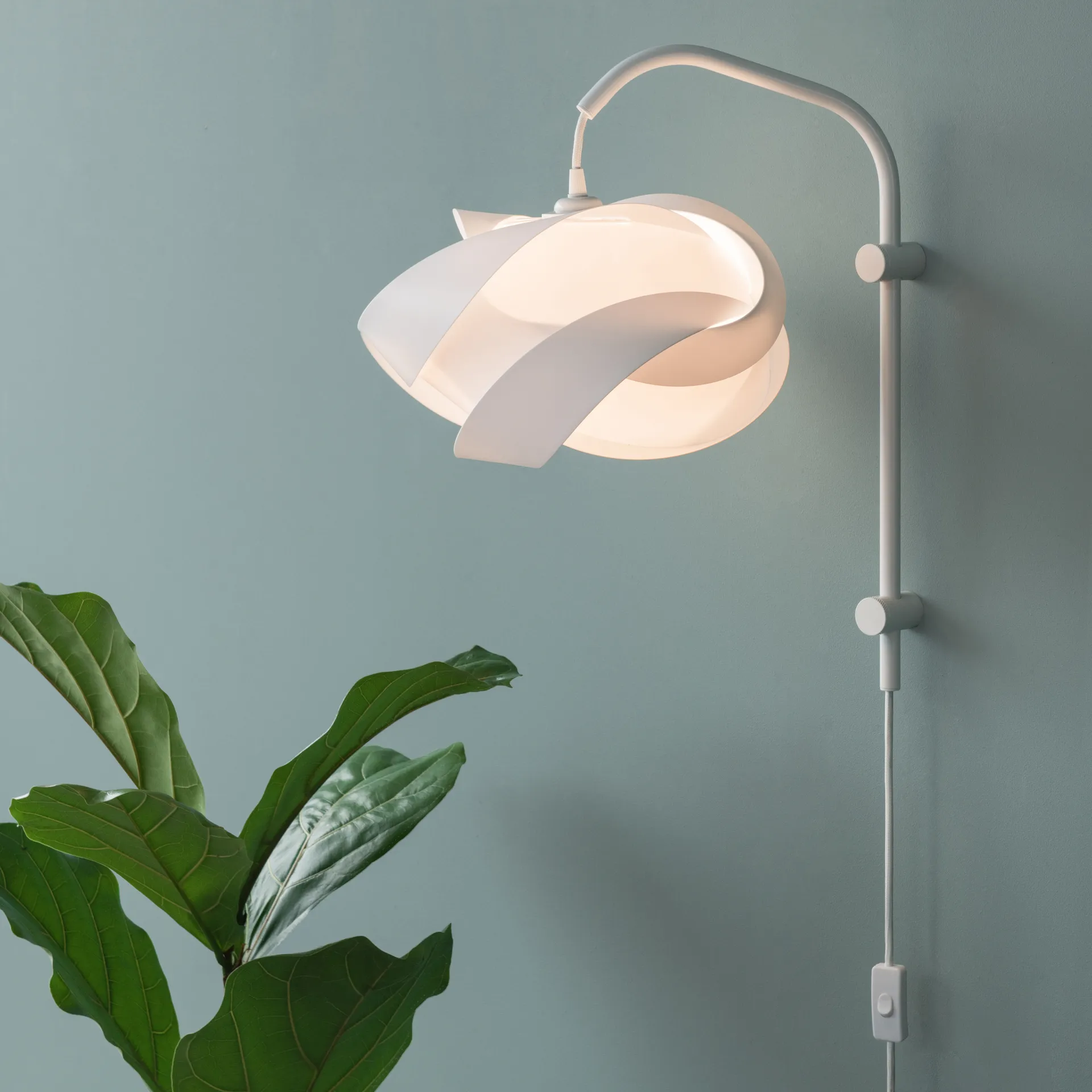 Abat-jour Ribbon blanc, Ø33 cm Umage