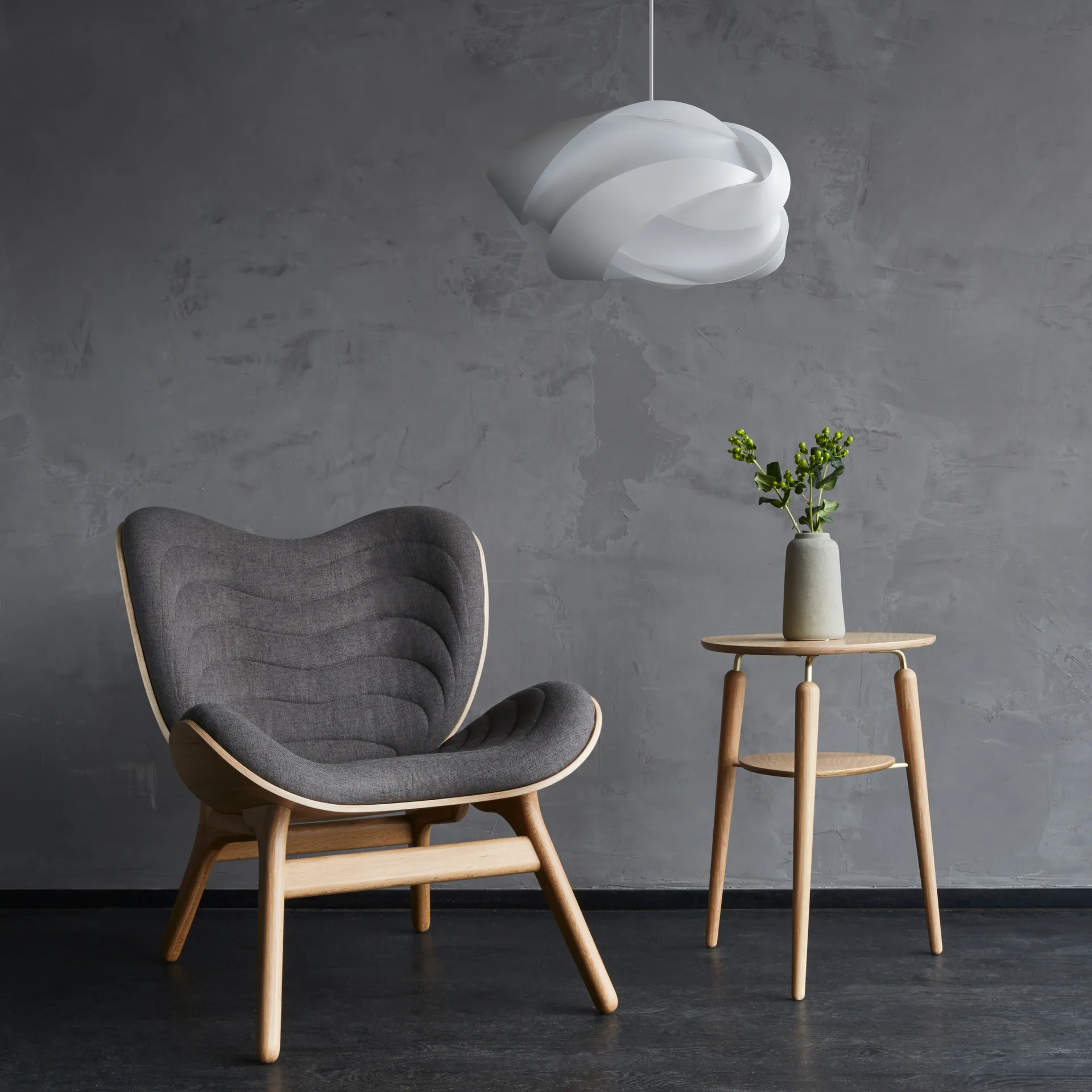 Abat-jour Ribbon blanc, Ø60 cm Umage