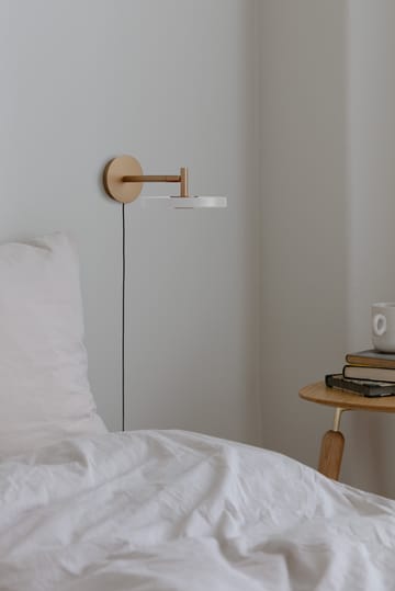 Applique murale Asteria Wall short - Blanc perle - Umage