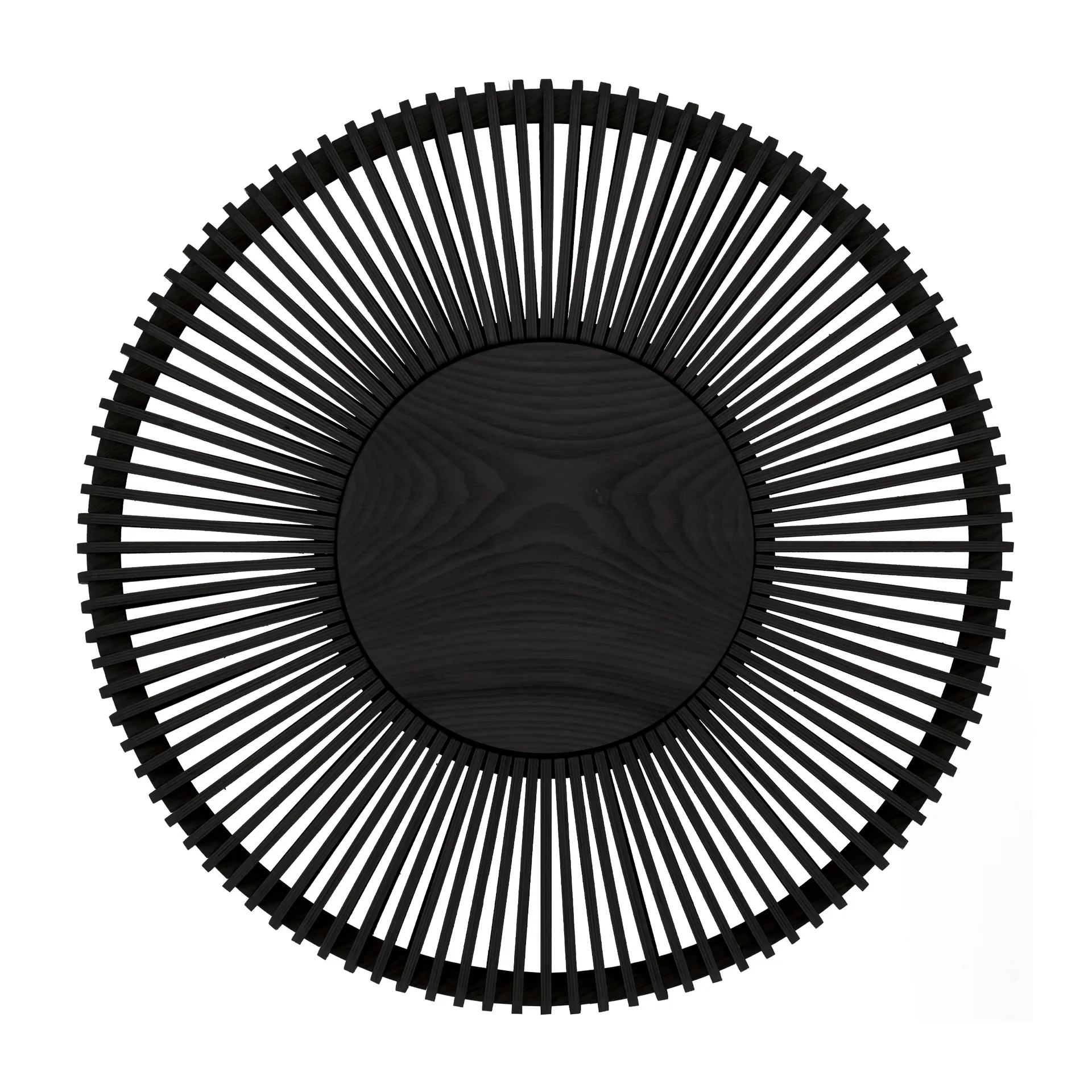 Applique murale Clava Up large, Noir chêne Umage