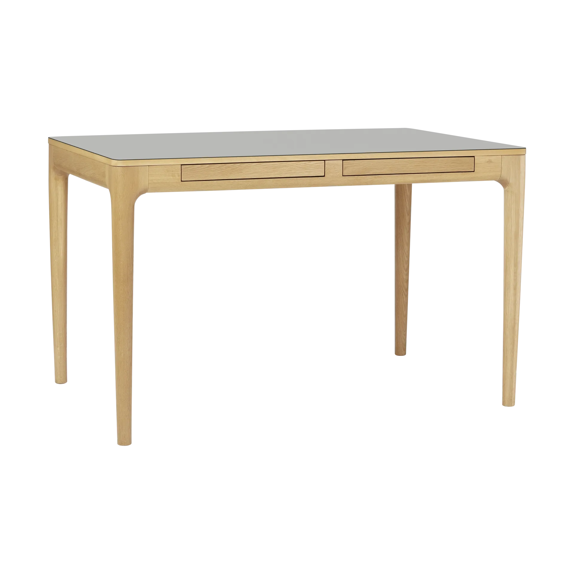 Bureau Heart'n'Soul 80x120 cm, Oak-Fenix cloud grey Umage