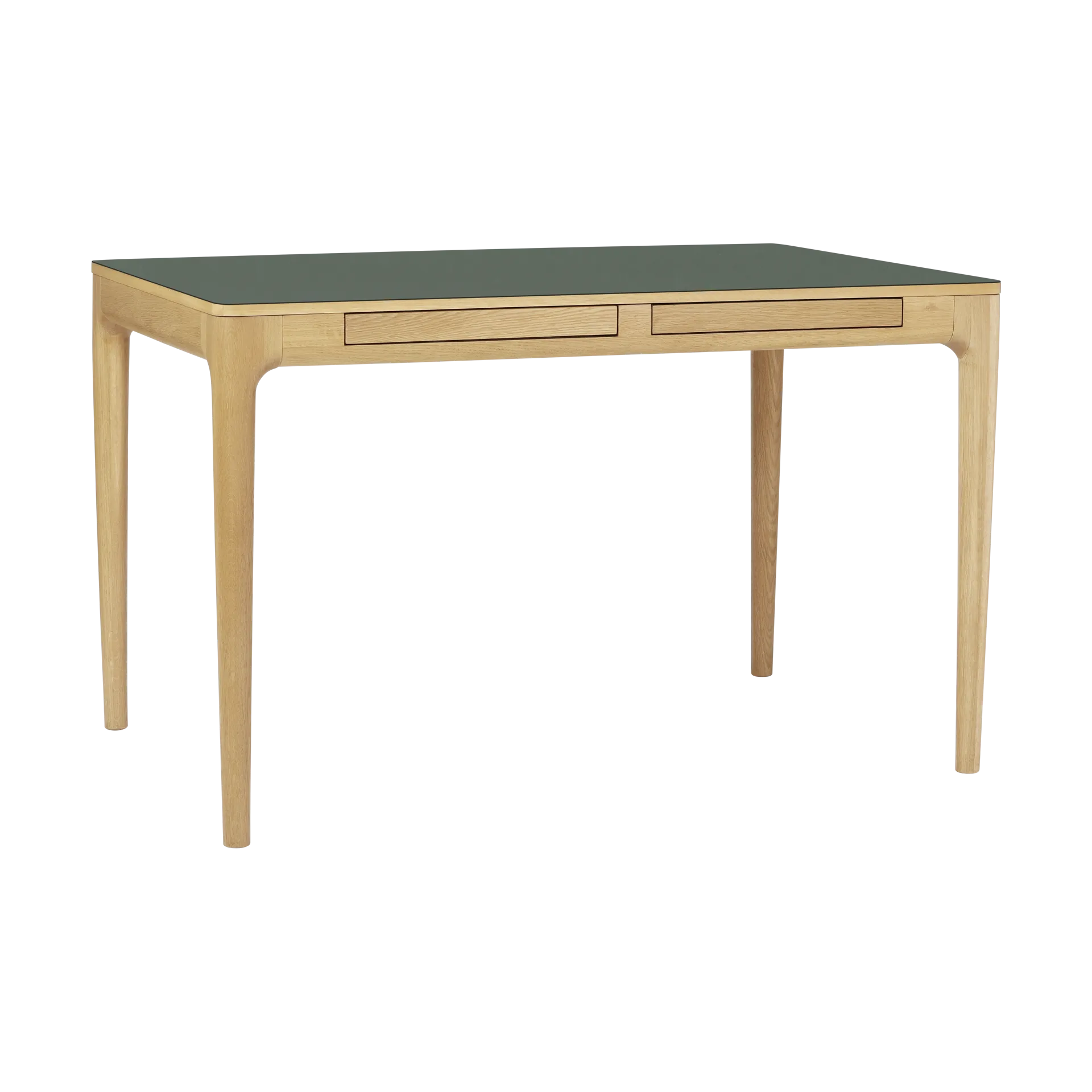 Bureau Heart'n'Soul 80x120 cm, Oak-Fenix Moss Green Umage