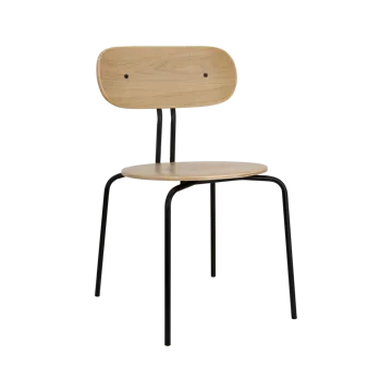 Chaise Curious - Oak-black legs - Umage