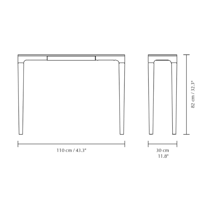 Console Heart'n'Soul 120 cm, Oak-cloud grey Umage