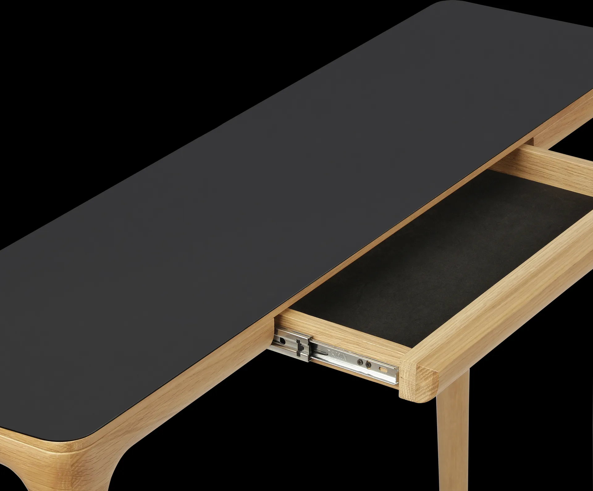 Console Heart'n'Soul 120 cm, Oak-obsidian black Umage
