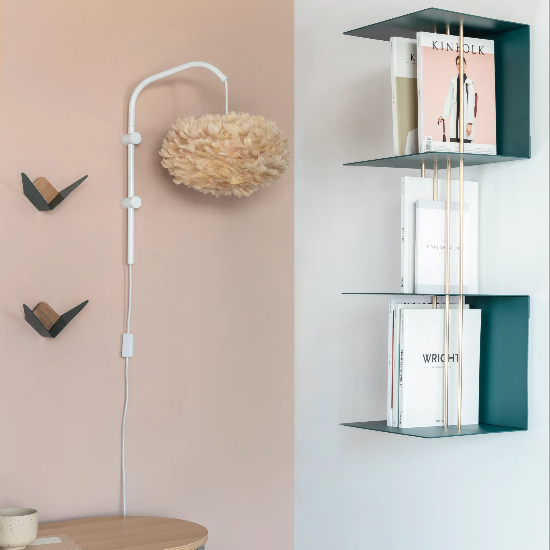 Etagère Teaser, Petrol blue Umage