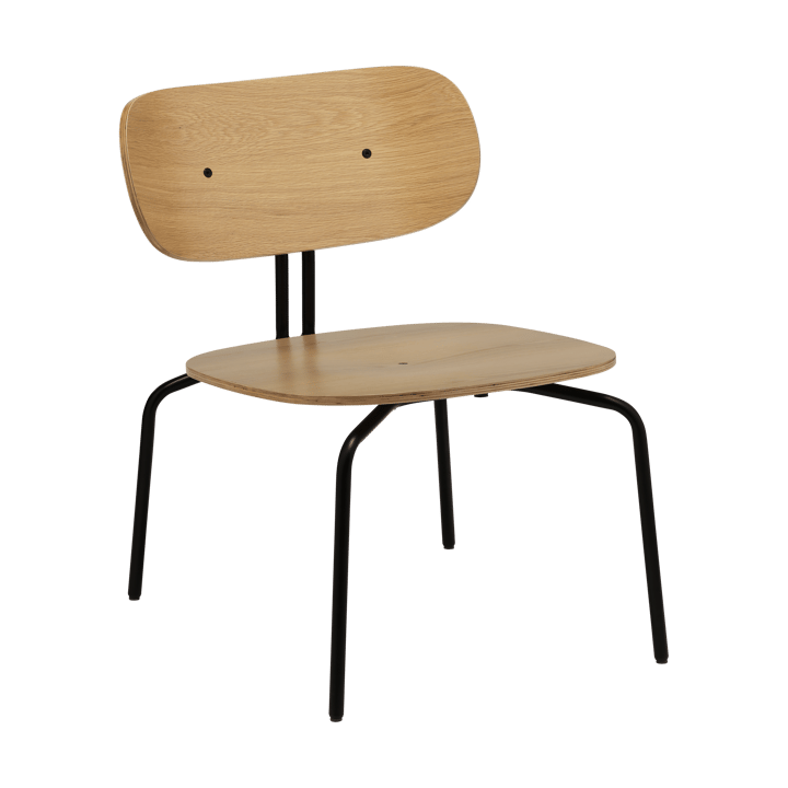 Fauteuil lounge Curious - Oak-black - Umage