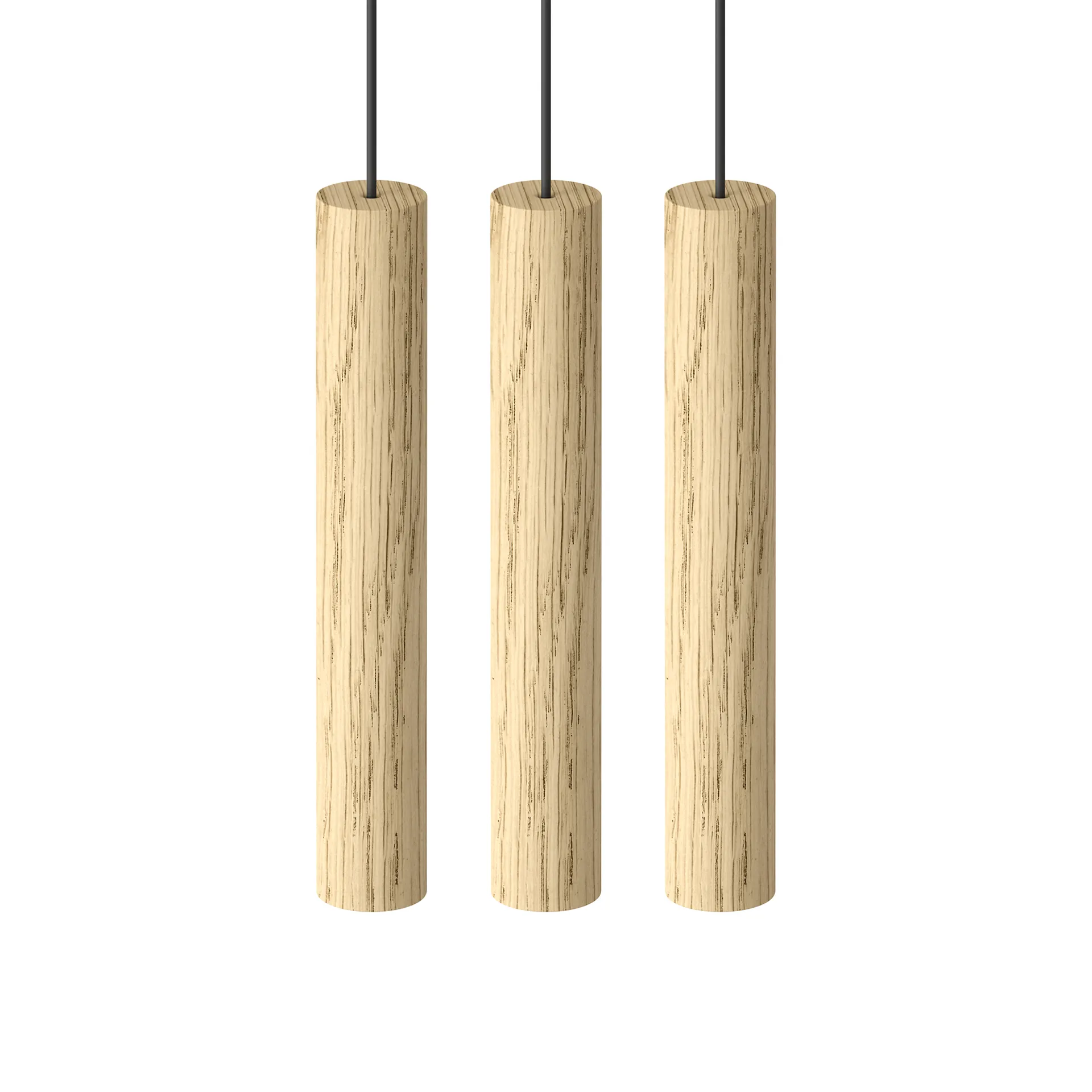 Lampe 3 Chimes, Chêne Umage