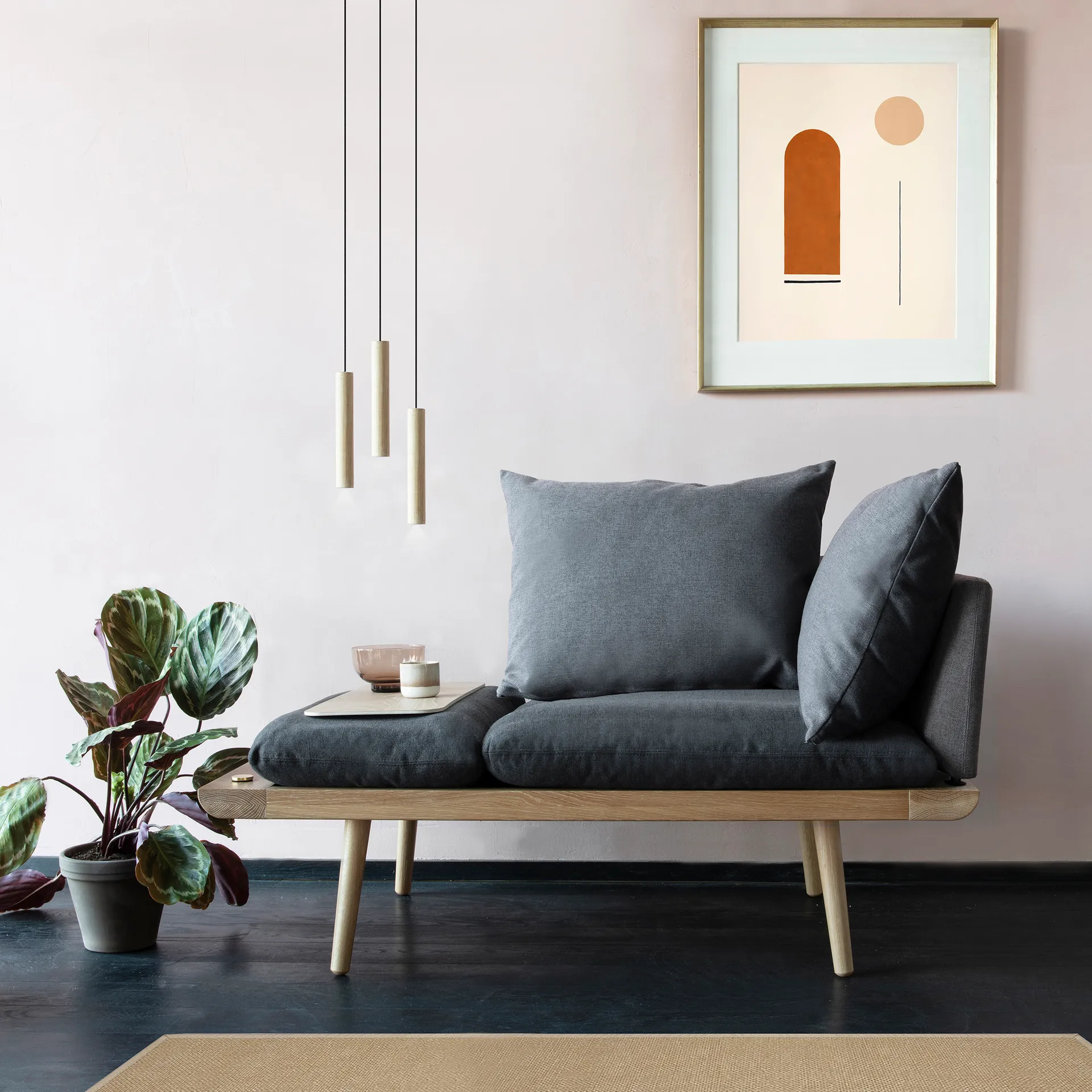 Lampe 3 Chimes, Chêne Umage