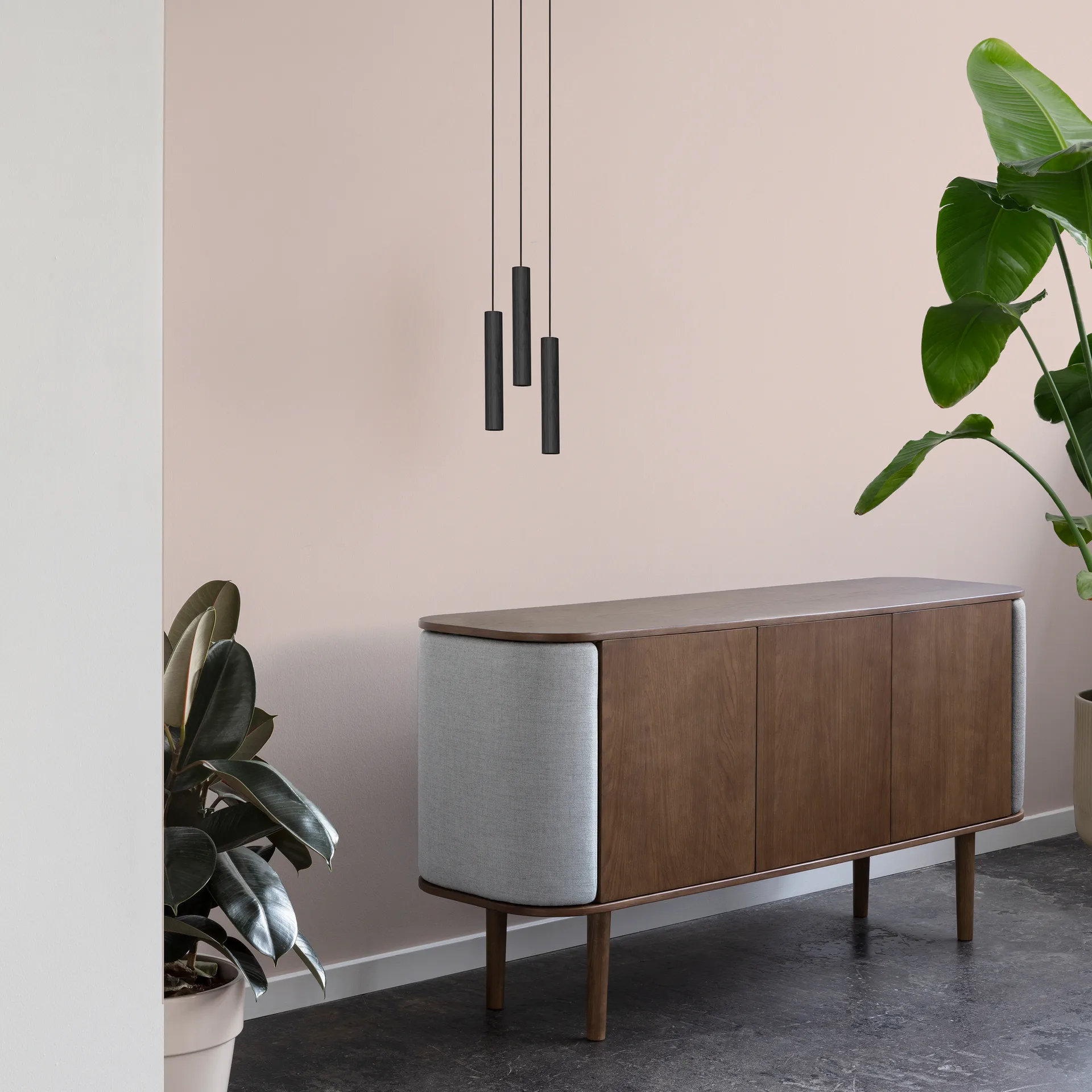 Lampe 3 Chimes, Noir Umage