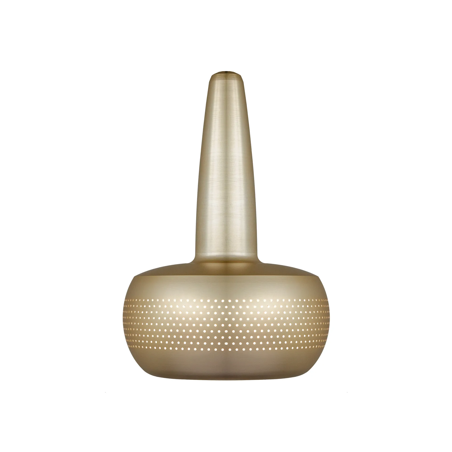 Lampe à suspension Clava Ø21,5 cm, Laiton brossé Umage