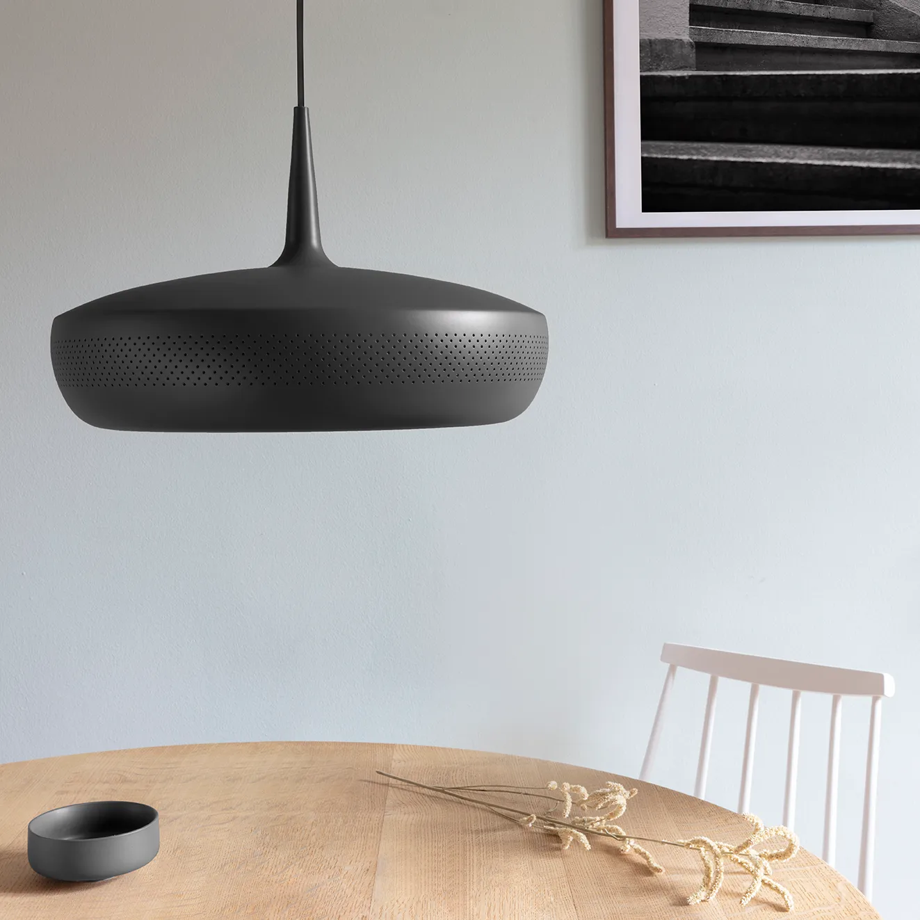 Lampe à suspension Clava Dine Ø43cm, Black Umage