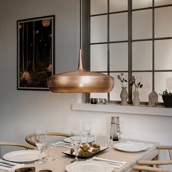 Lampe à suspension Clava Dine Ø43cm, Brushed copper Umage
