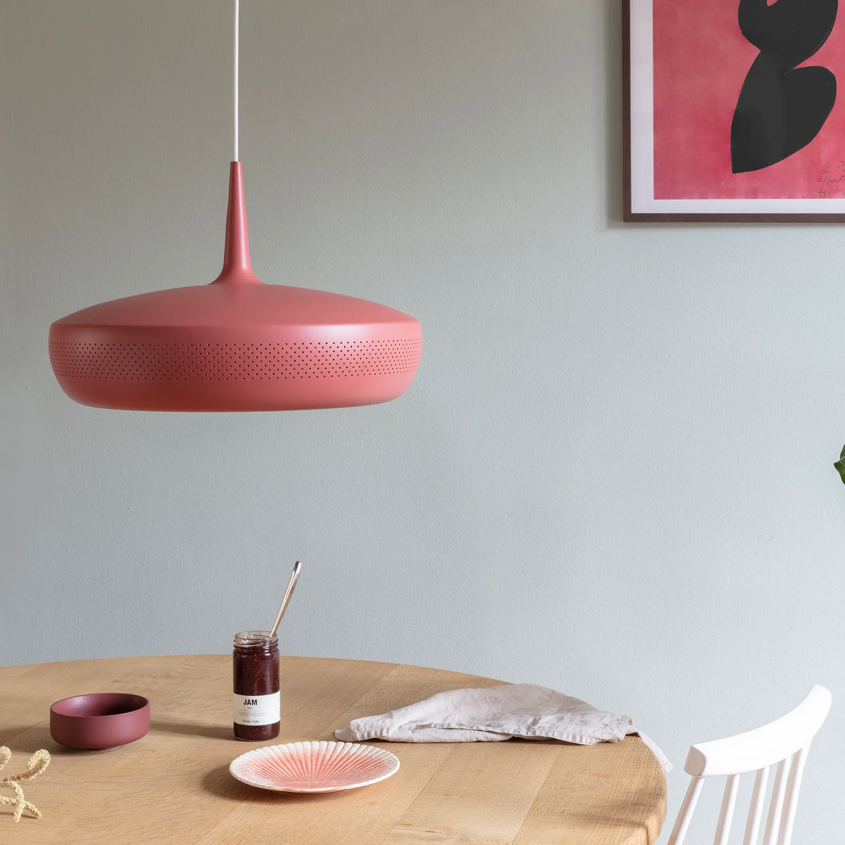 Lampe à suspension Clava Dine Ø43cm, Red earth Umage
