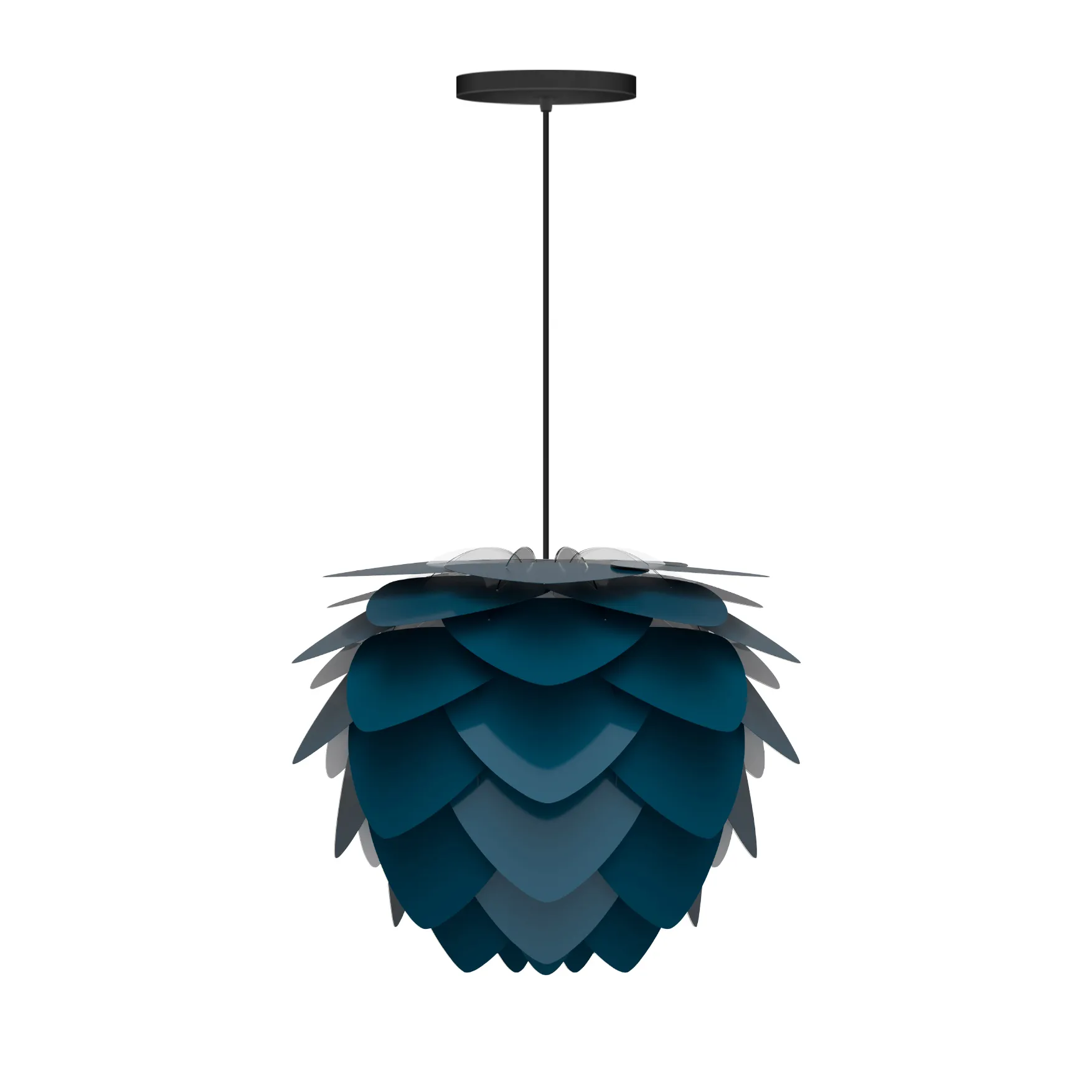 Lampe Aluvia bleu pétrole, Mini Ø40 cm Umage