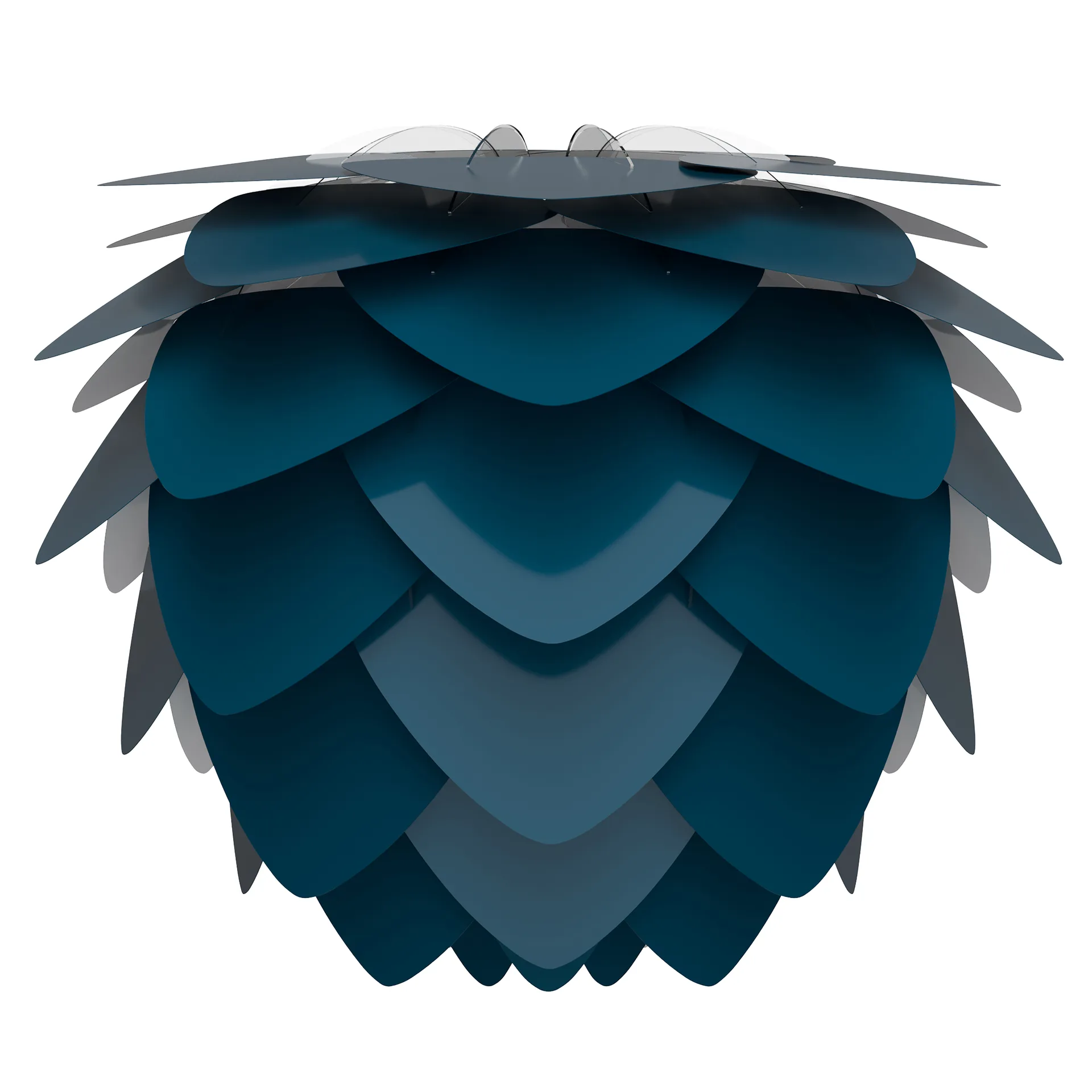 Lampe Aluvia bleu pétrole, Moyen Ø59 cm Umage