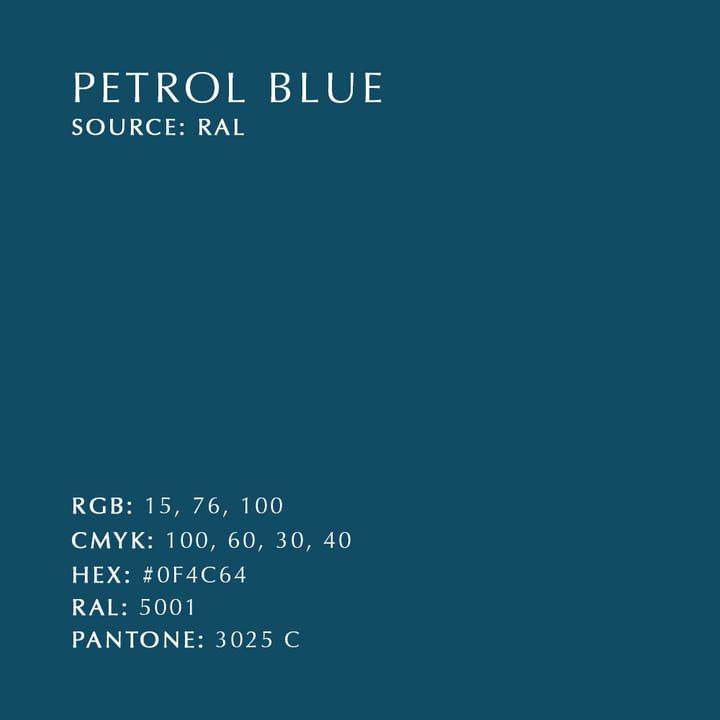 Lampe Aluvia bleu pétrole, Moyen Ø59 cm Umage