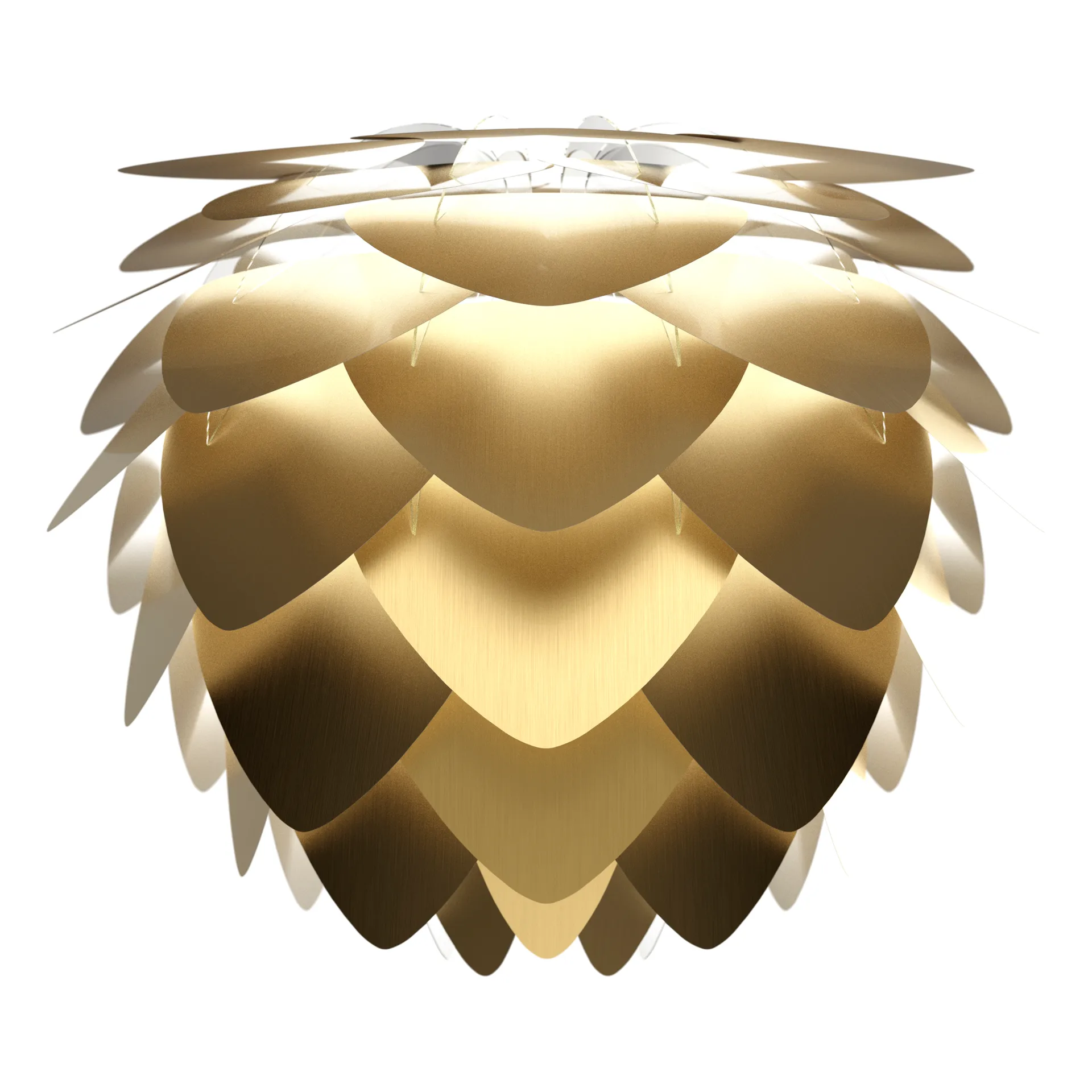 Lampe Aluvia brossé Laiton, 59 cm Umage