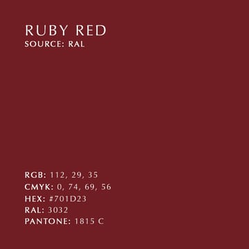 Lampe Aluvia rouge rubis - Mini Ø40 cm - Umage