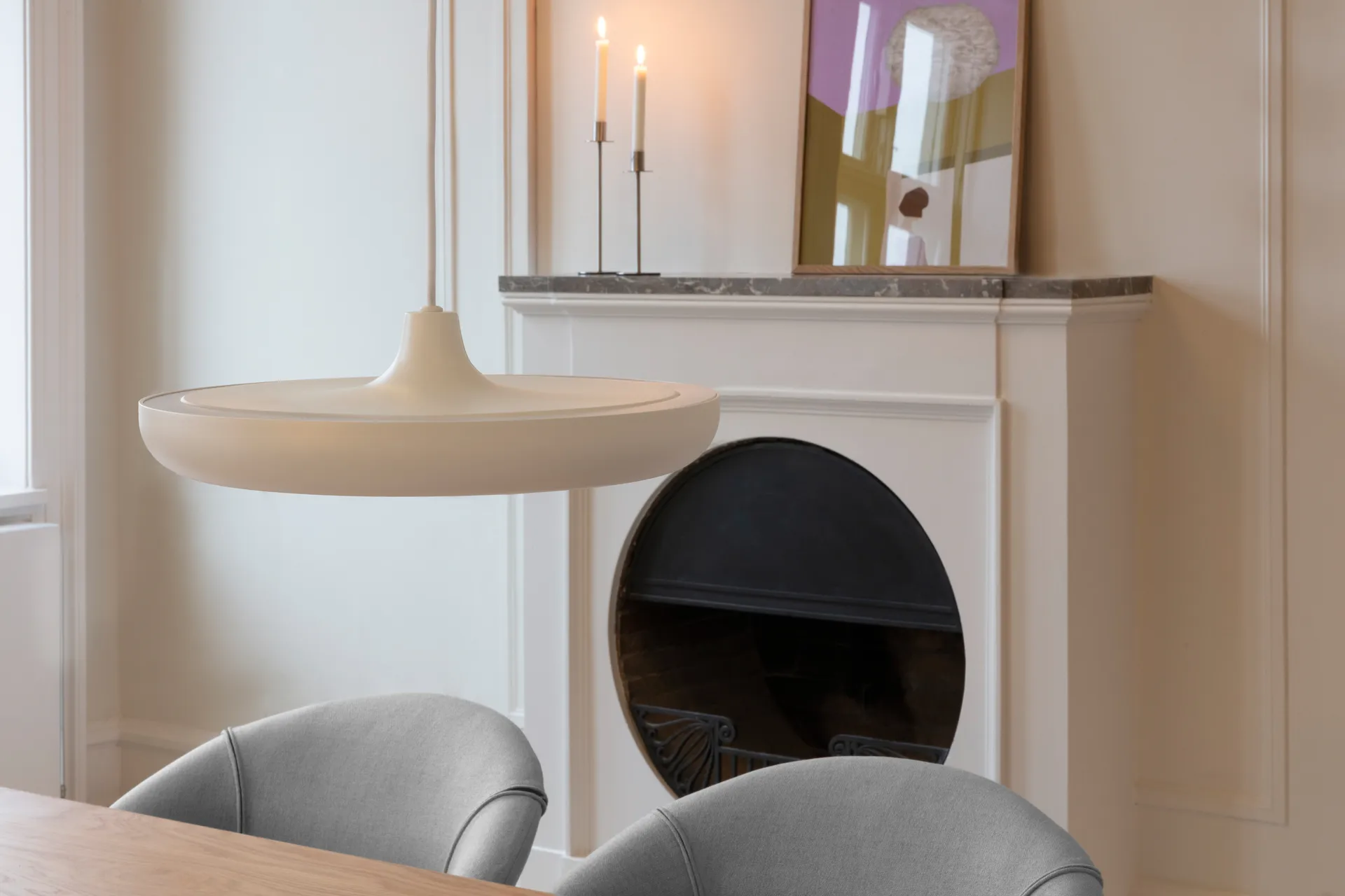 Lampe Cassini blanc, Ø40 cm Umage