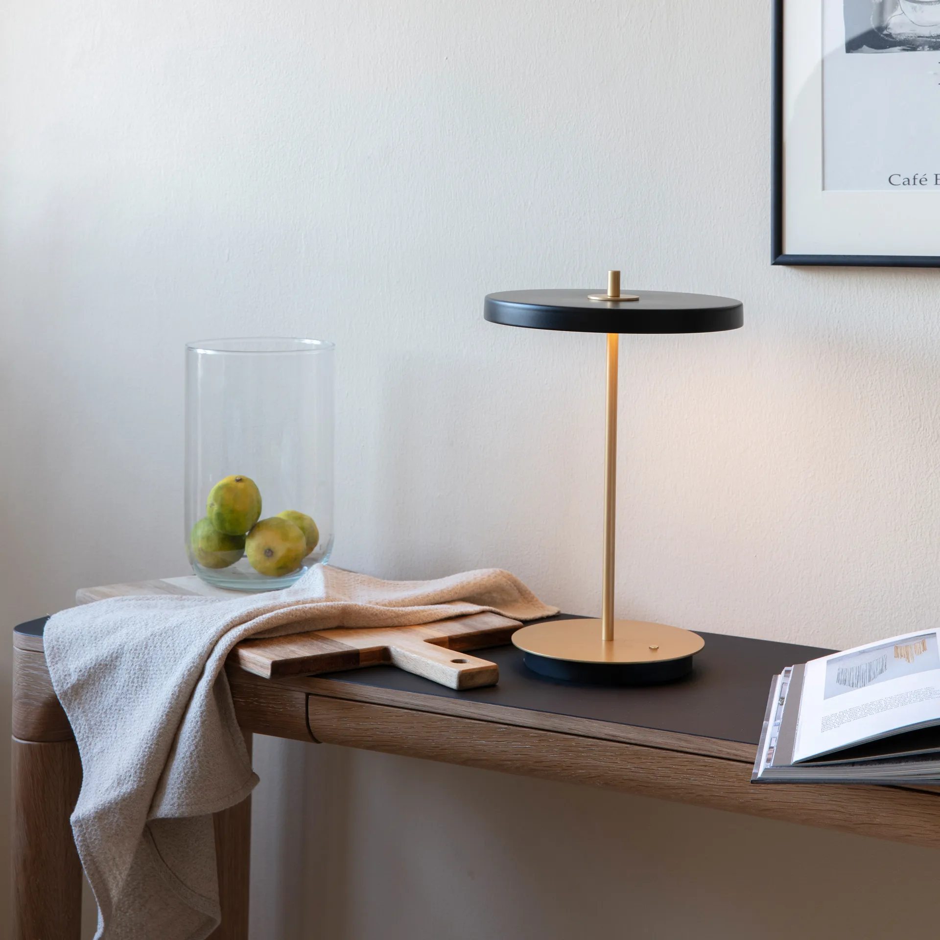 Lampe de table Asteria Move, Black Umage