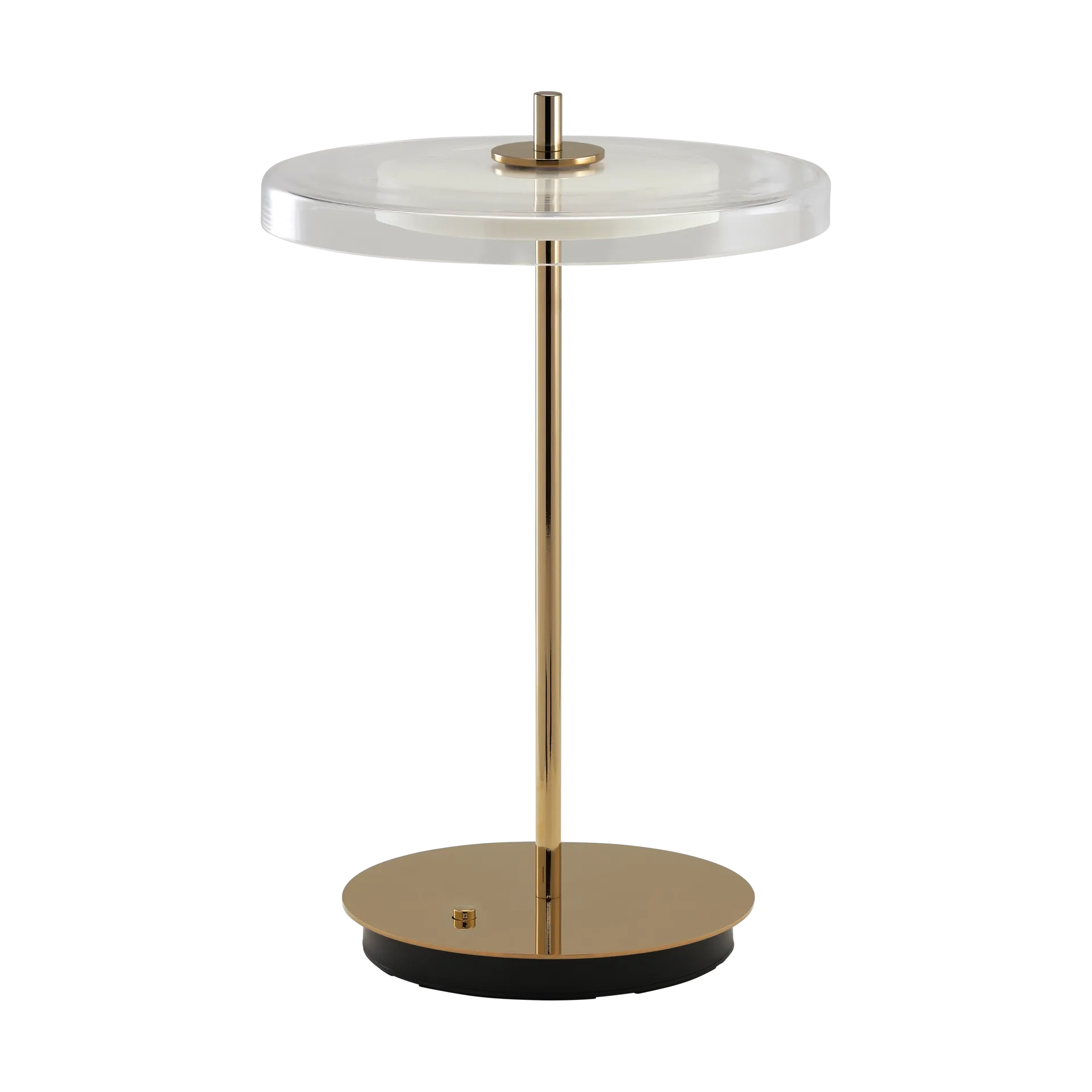 Lampe de table Asteria Move, Glass-polished brass Umage