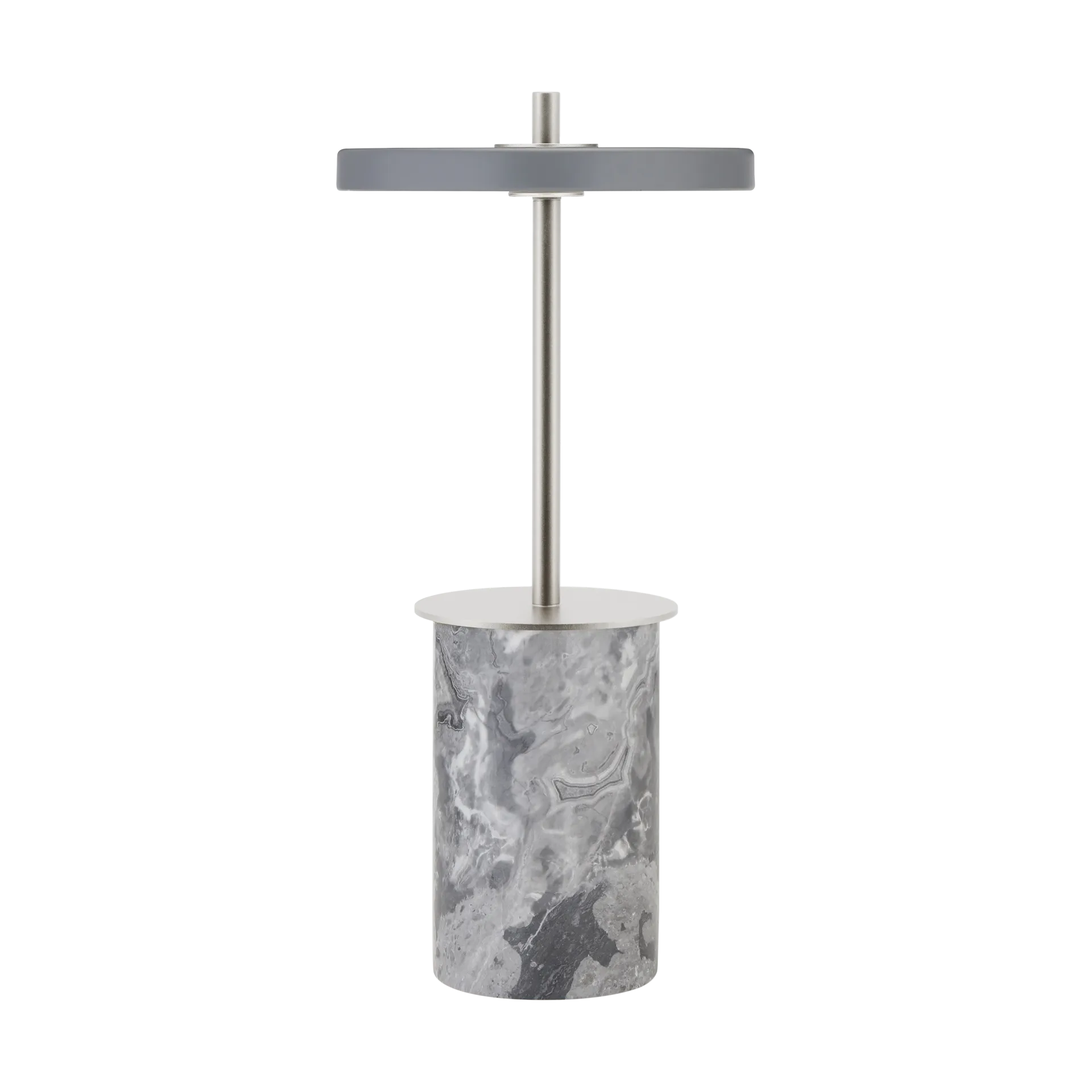Lampe de table Asteria Move Mini Ø12x25,5 cm, Grey Marble-steel Umage