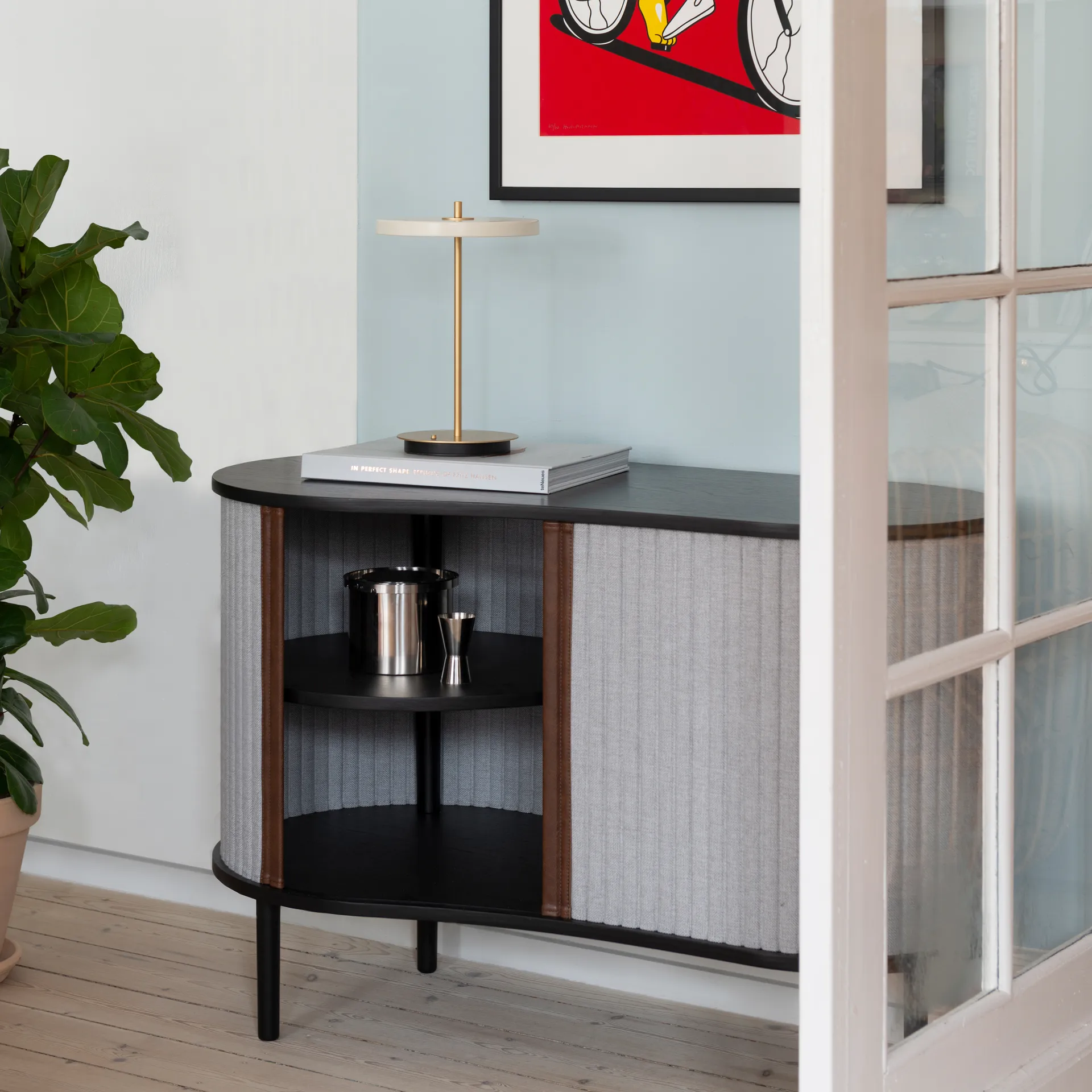 Lampe de table Asteria Move, Pearl white Umage