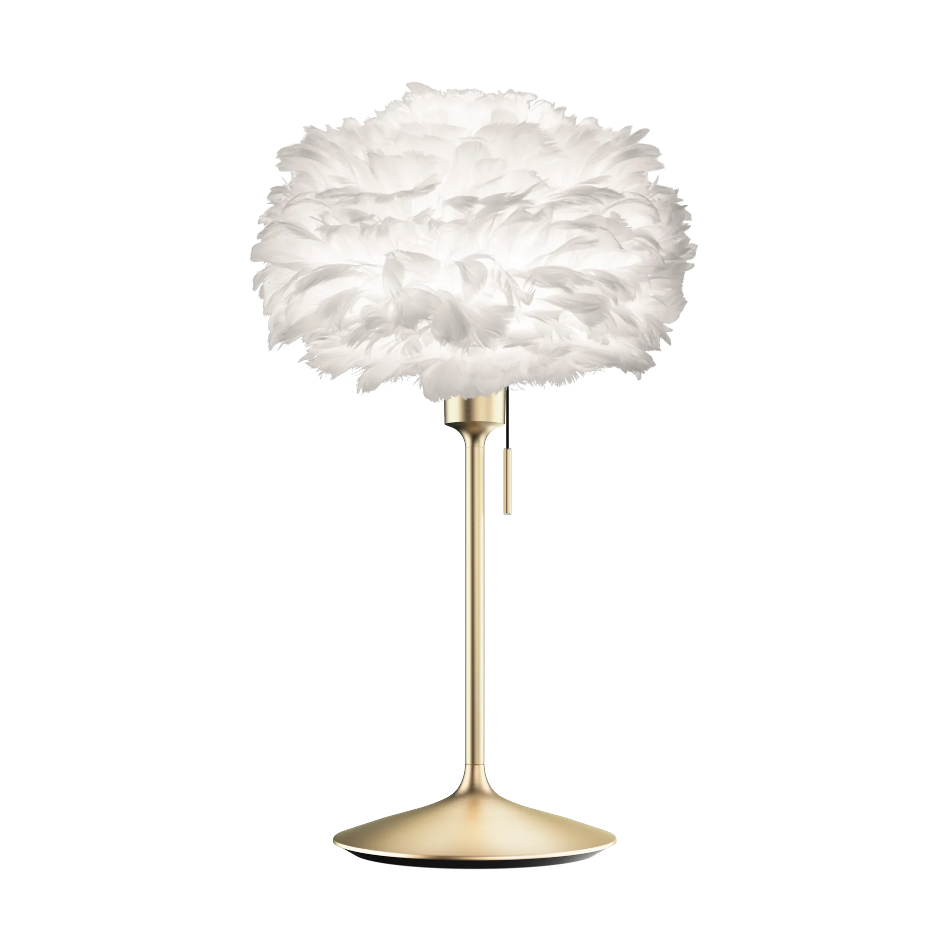Lampe de table Eos mini, Blanc-Laiton brossé Umage