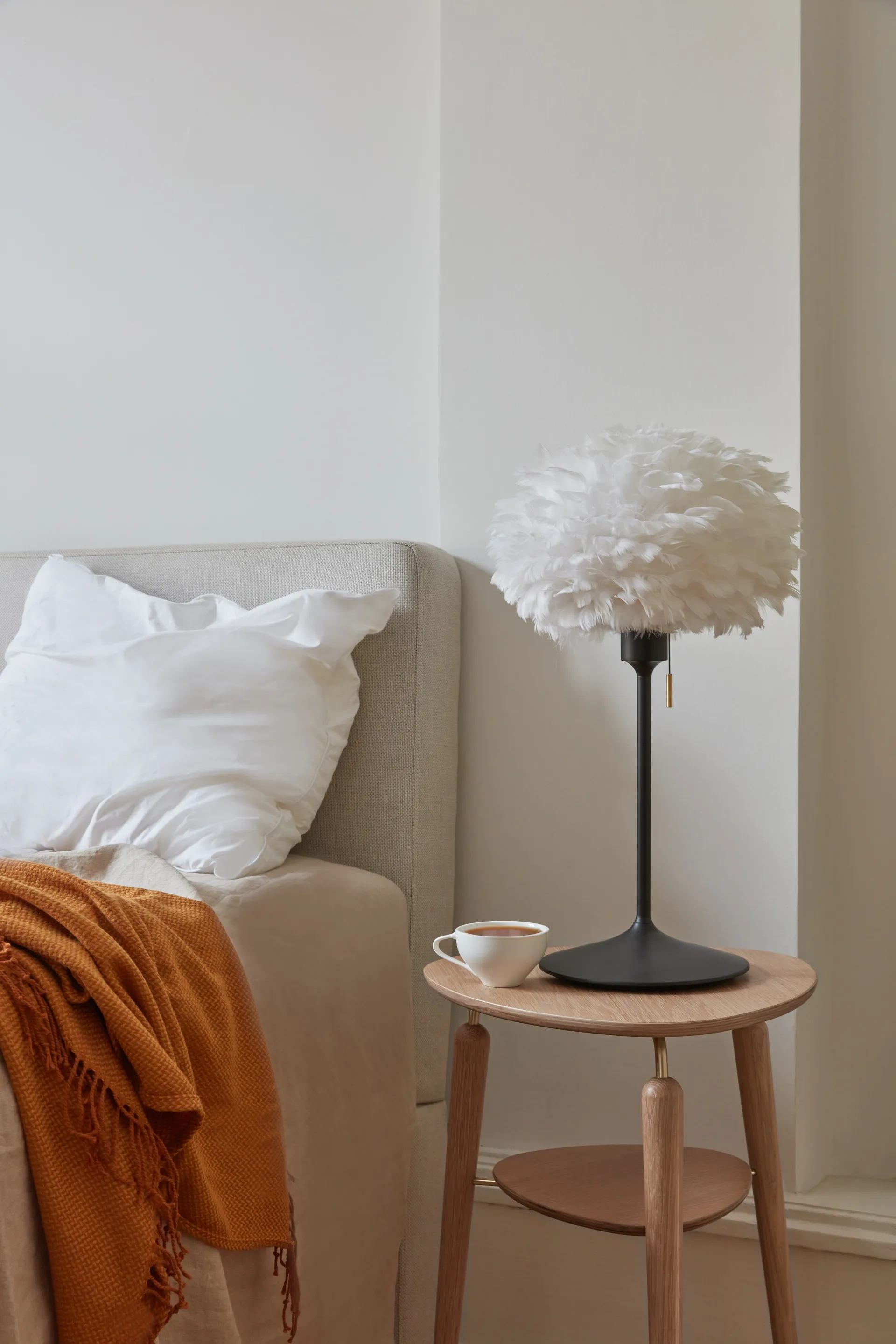 Lampe de table Eos mini, Blanc-Noir Umage