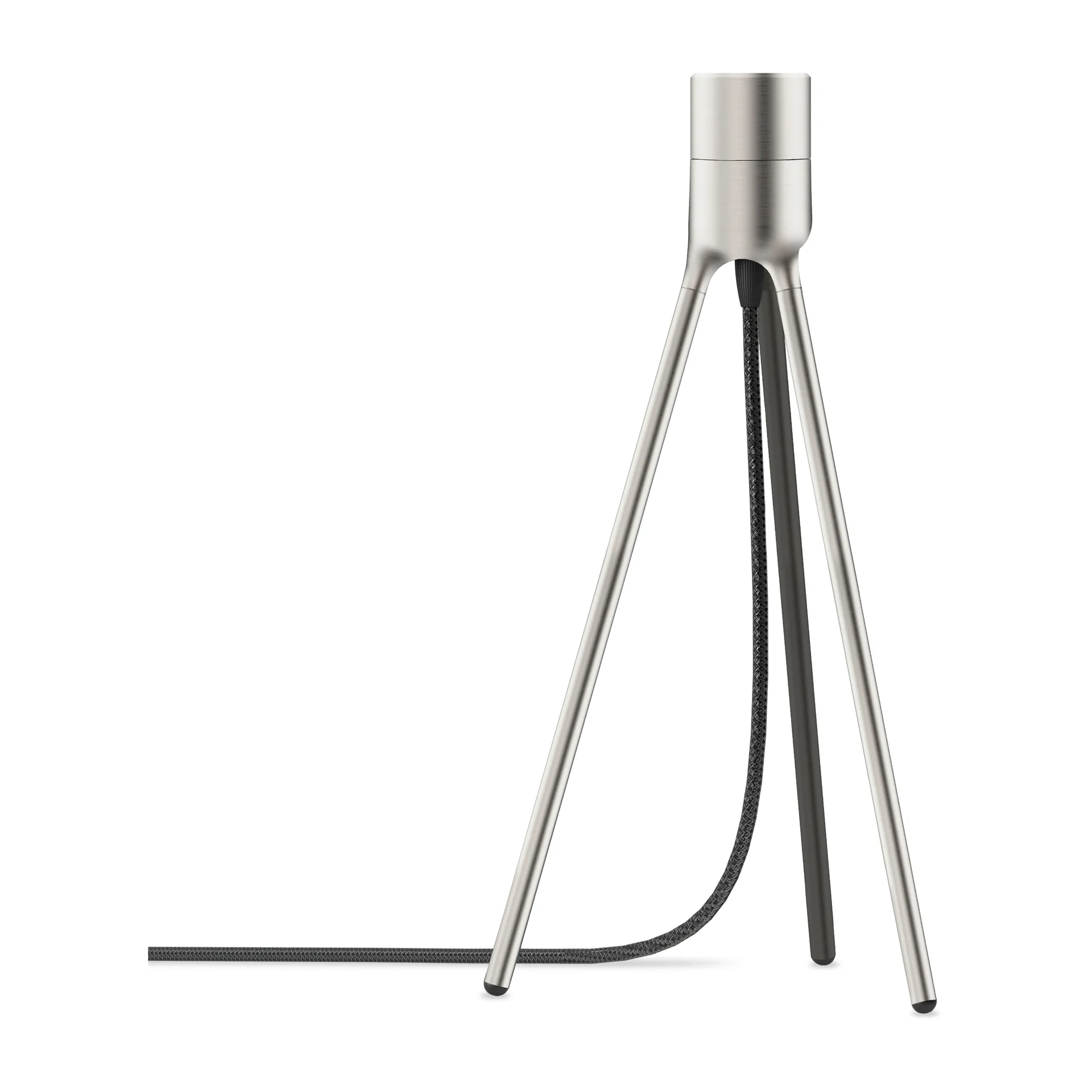 Lampe de table Tripod, Acier brossé Umage