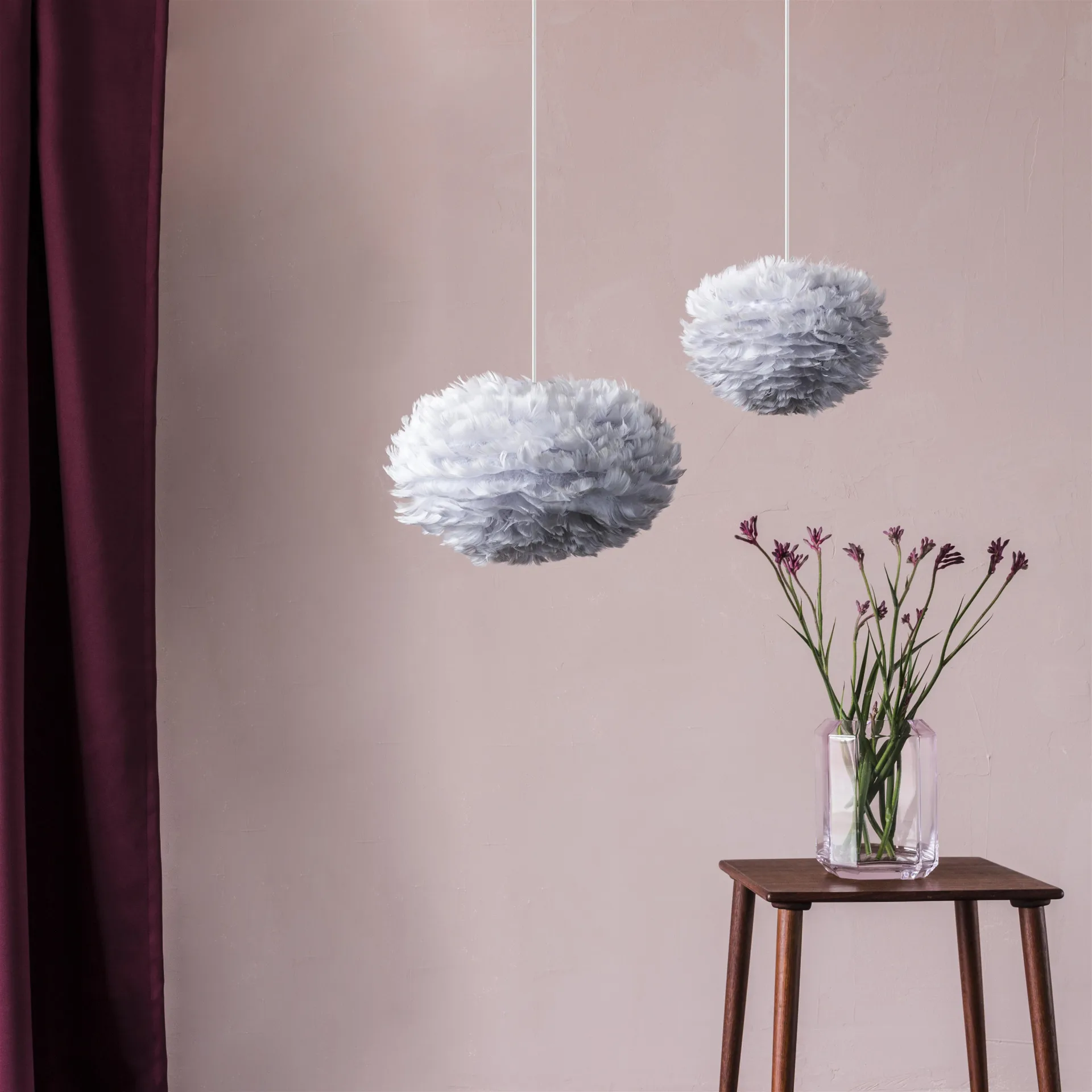 Lampe Eos gris clair, XS Ø 35 cm Umage