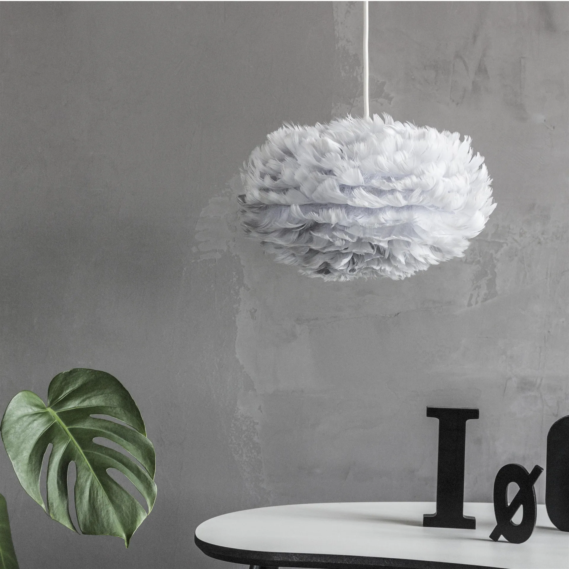 Lampe Eos gris clair, XS Ø 35 cm Umage