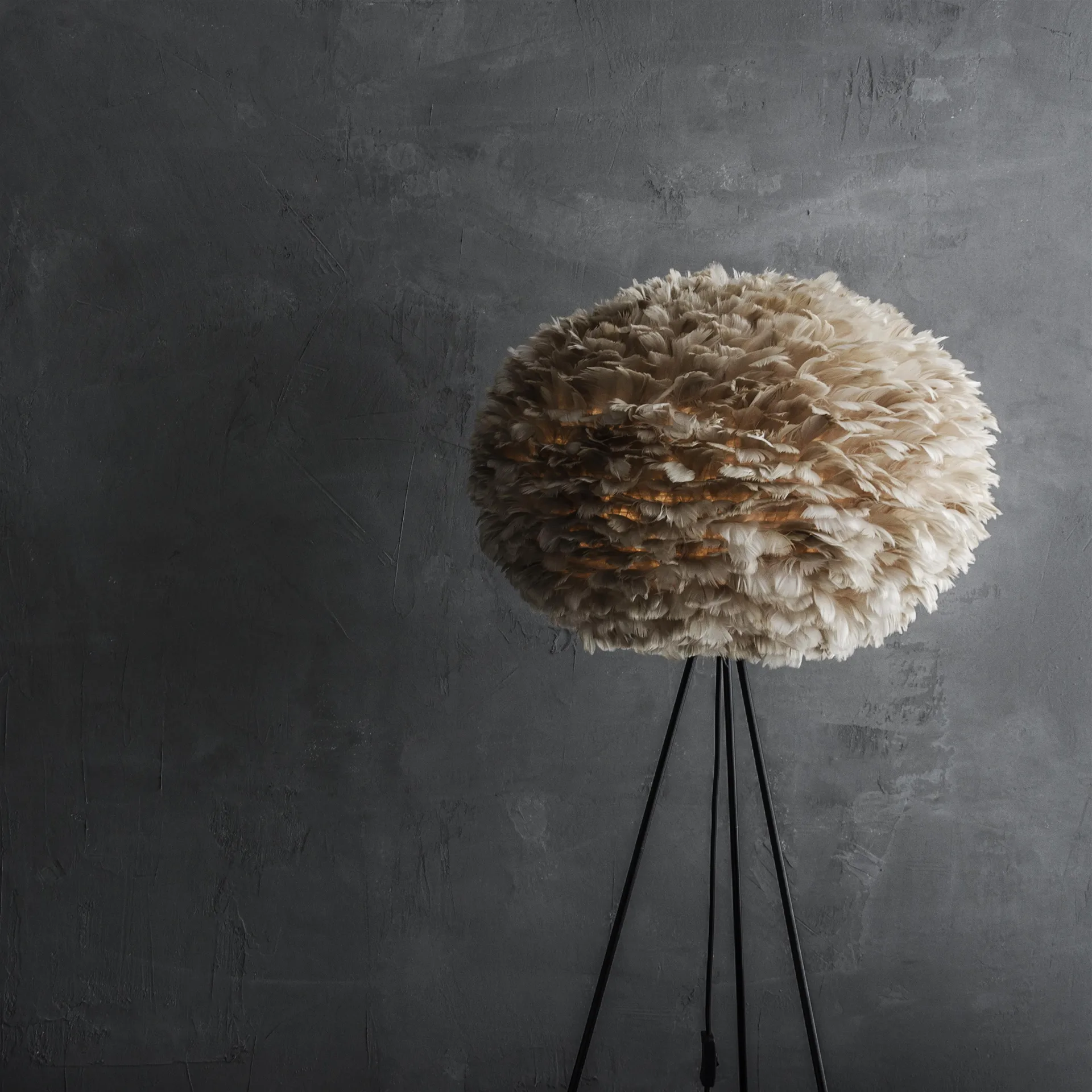 Lampe Eos marron clair, L Ø 65 cm Umage