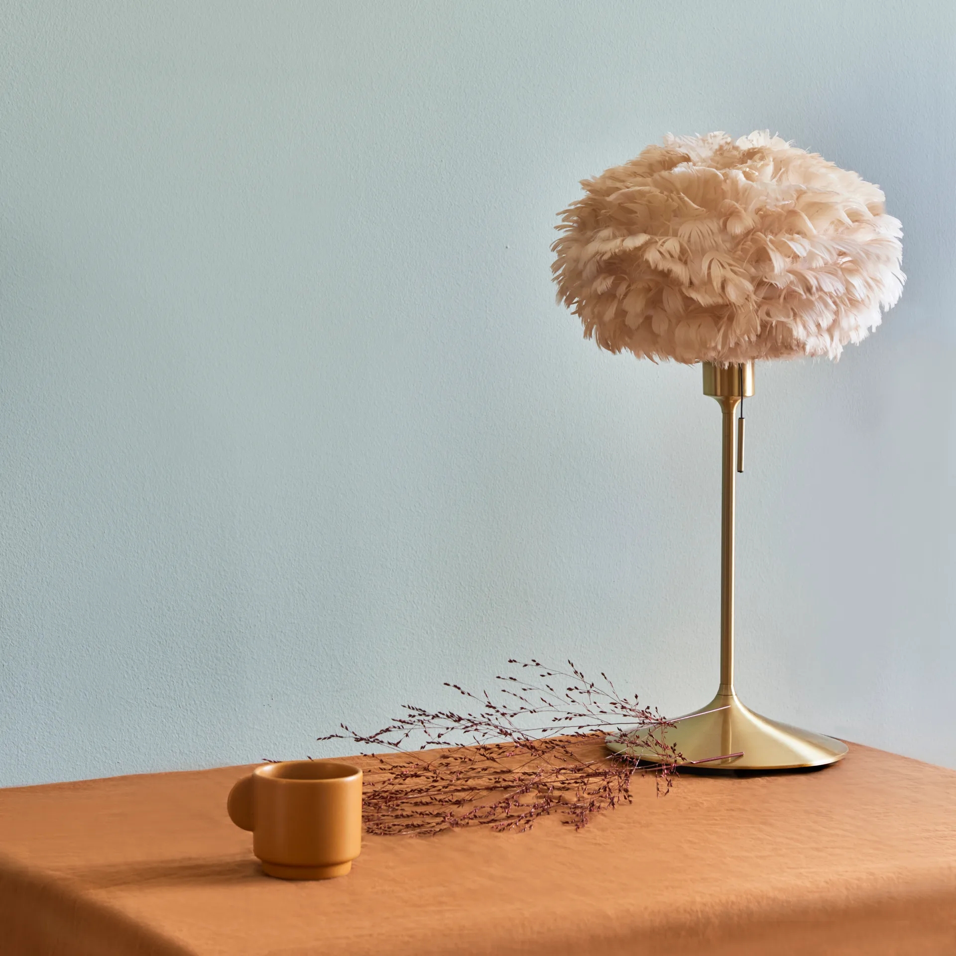 Lampe Eos marron clair, mini 35 cm Umage