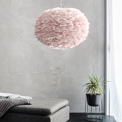 Lampe Eos rose clair - Large Ø65 cm - Umage