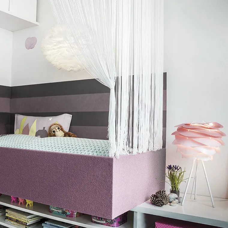 Mini abat-jour Carmina Ø32 cm, Baby rose Umage