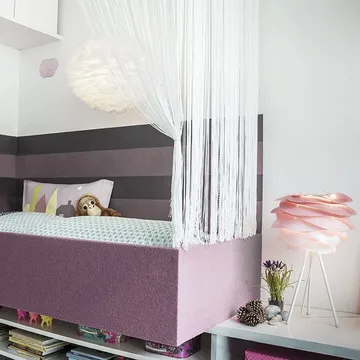 Mini abat-jour Carmina Ø32 cm - Baby rose - Umage