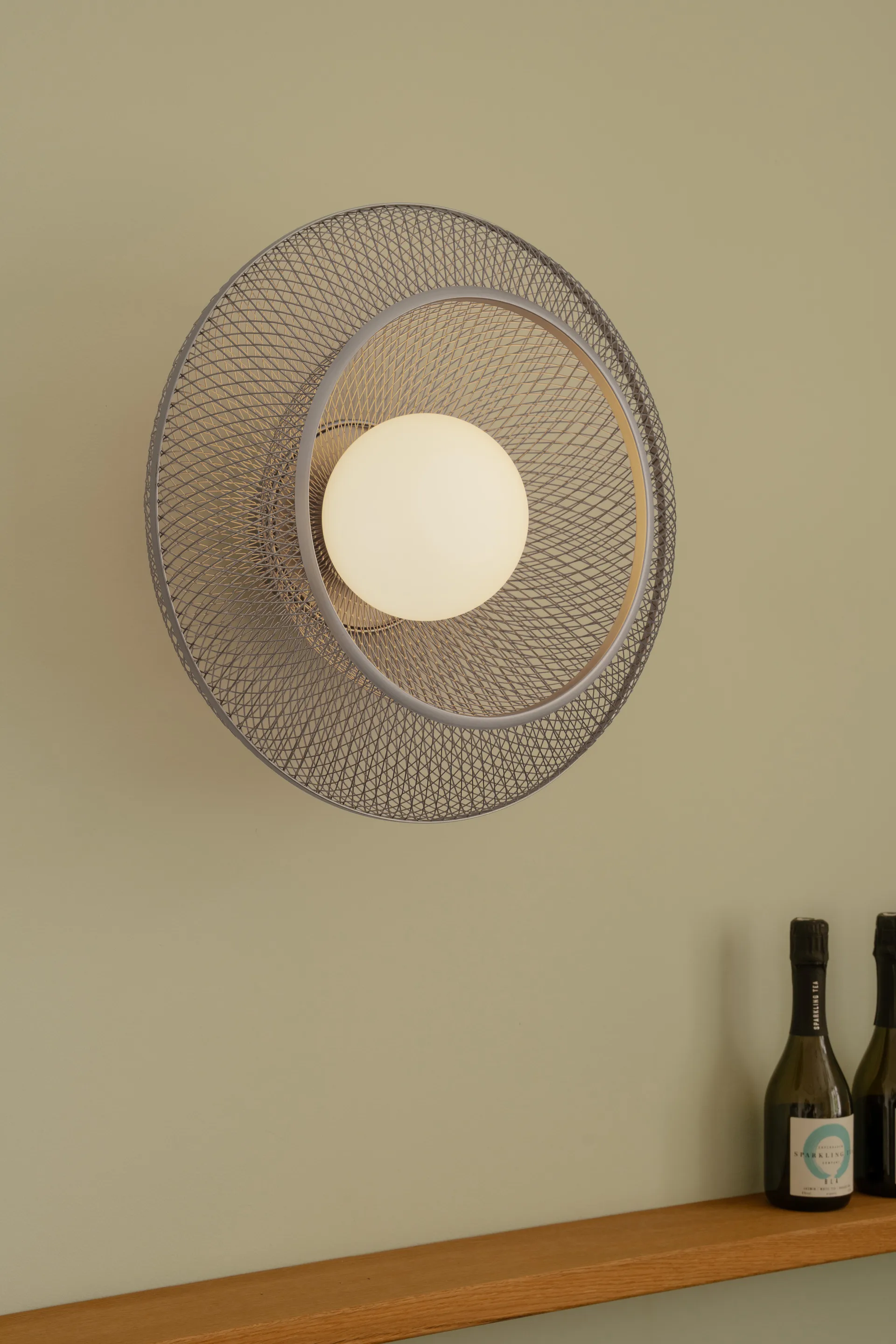 Plafonnier Faraday Up moyen, Brushed Brass Umage